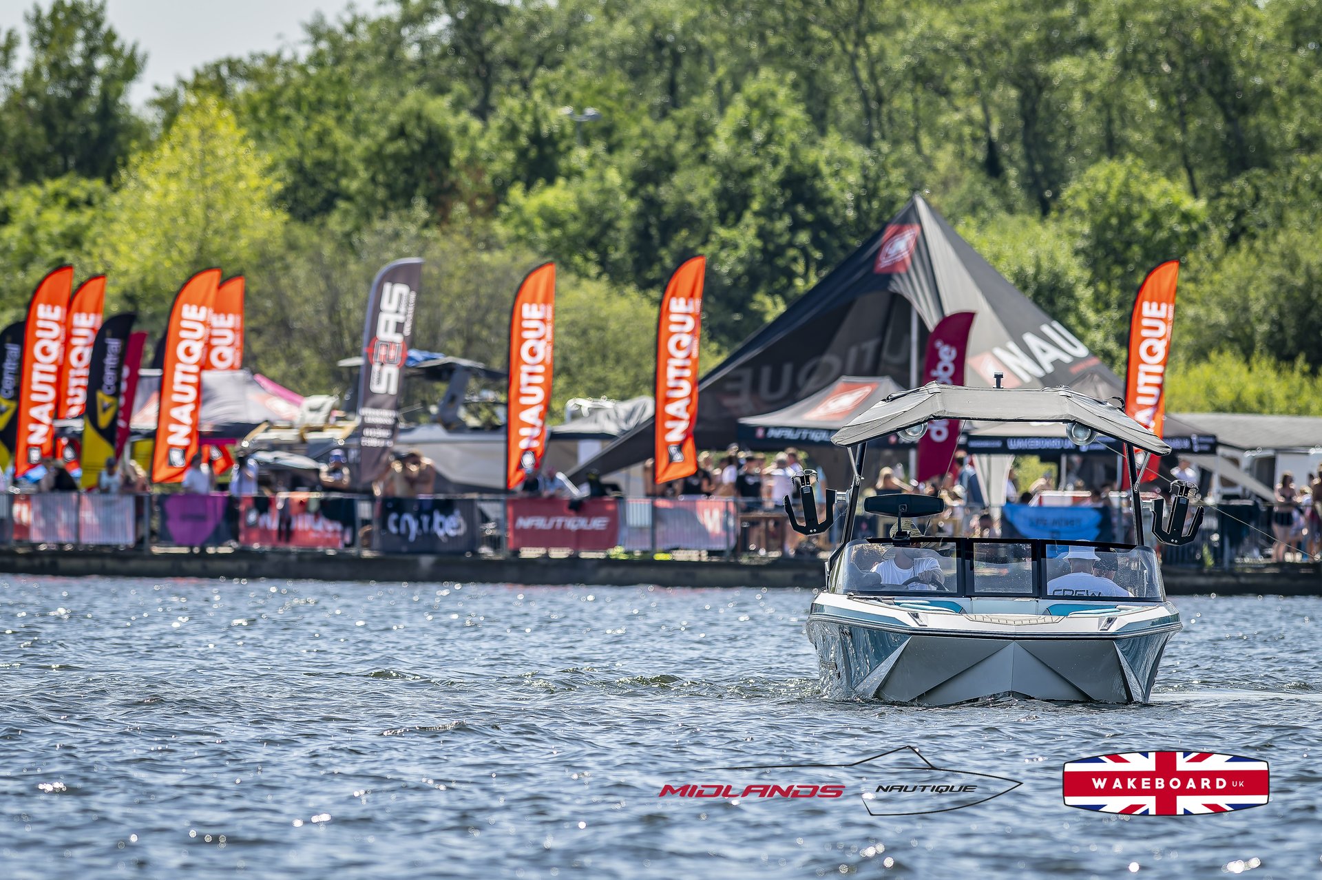 Rider at the 2025 Midlands Nautique UK Wake Nationals Wakeboard