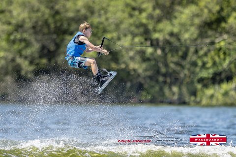 Rider at the 2025 Midlands Nautique UK Wake Nationals Wakeboard - Photos Mantis Pro Media