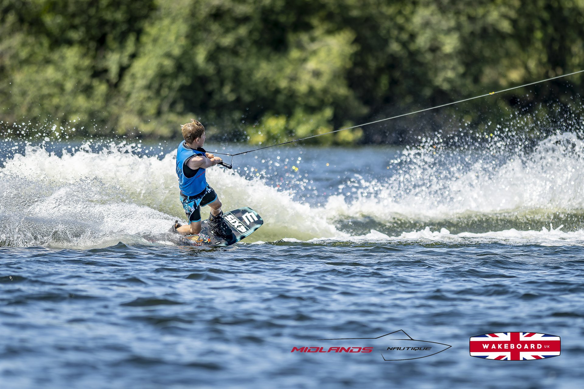 Rider at the 2025 Midlands Nautique UK Wake Nationals Wakeboard