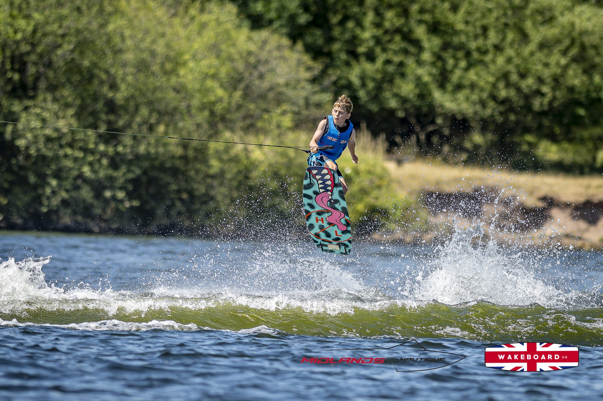 Rider at the 2025 Midlands Nautique UK Wake Nationals Wakeboard