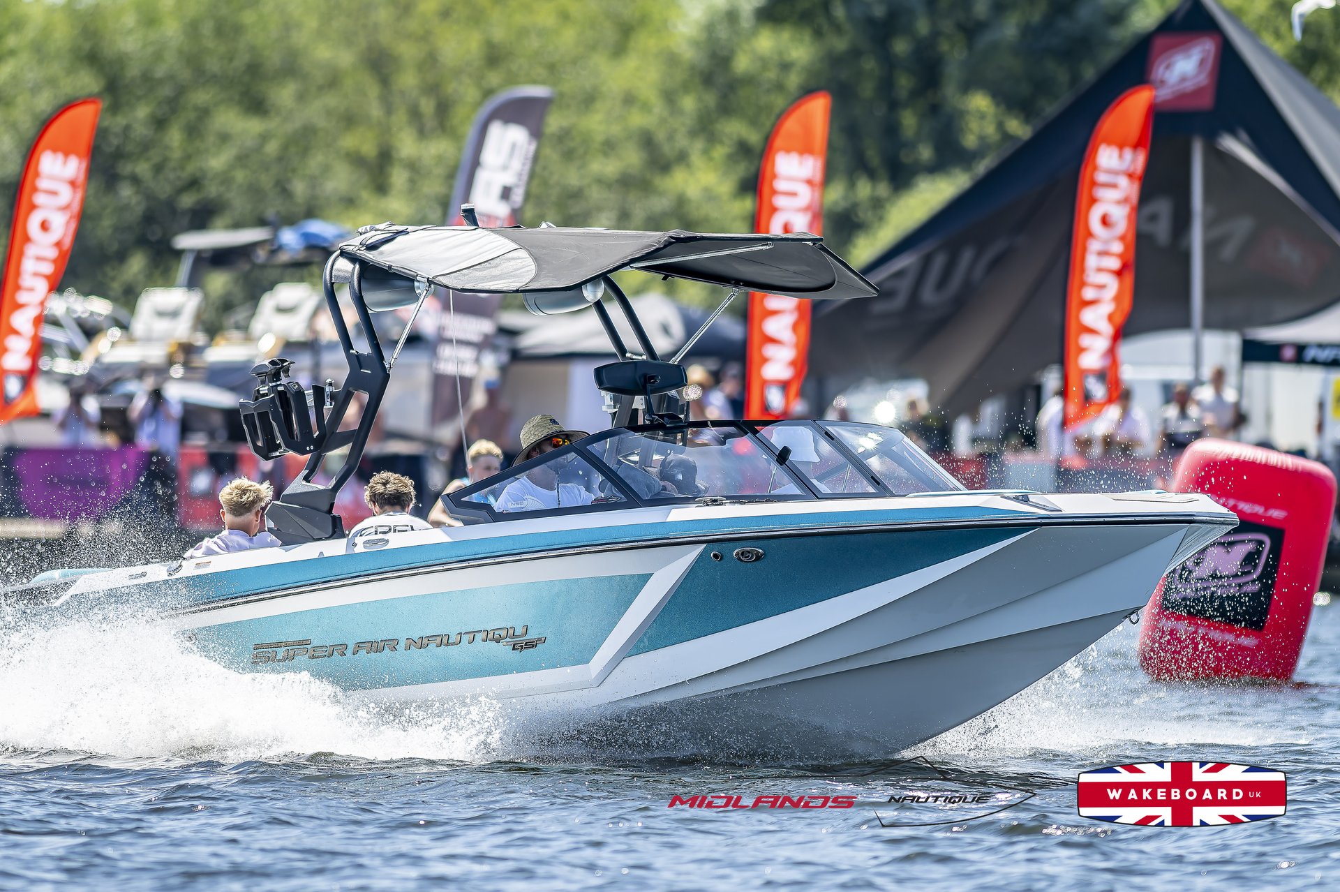 Rider at the 2025 Midlands Nautique UK Wake Nationals Wakeboard