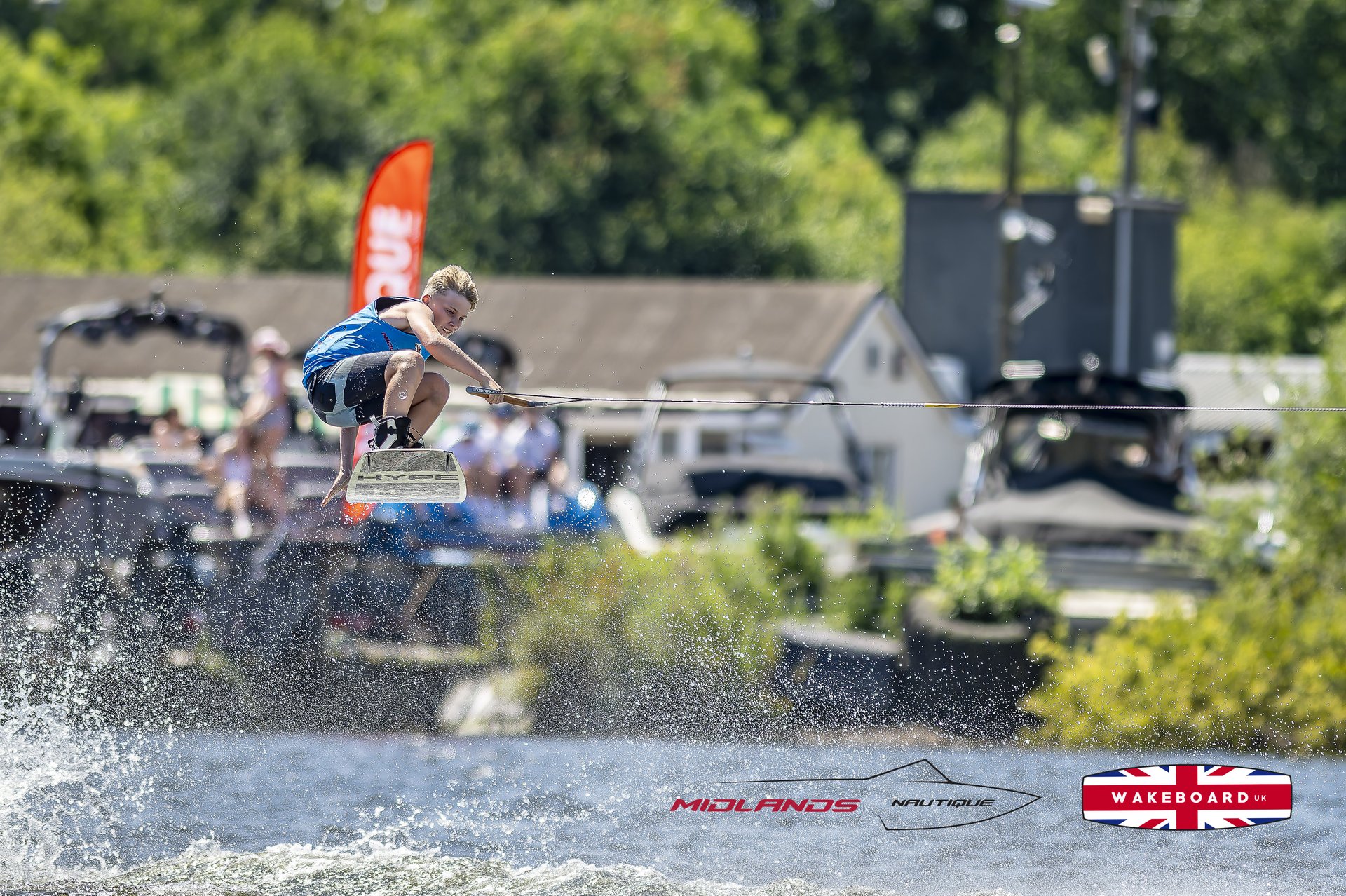 Rider at the 2025 Midlands Nautique UK Wake Nationals Wakeboard