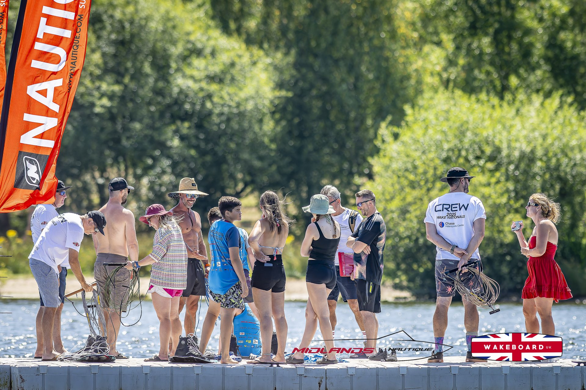 Rider at the 2025 Midlands Nautique UK Wake Nationals Wakeboard