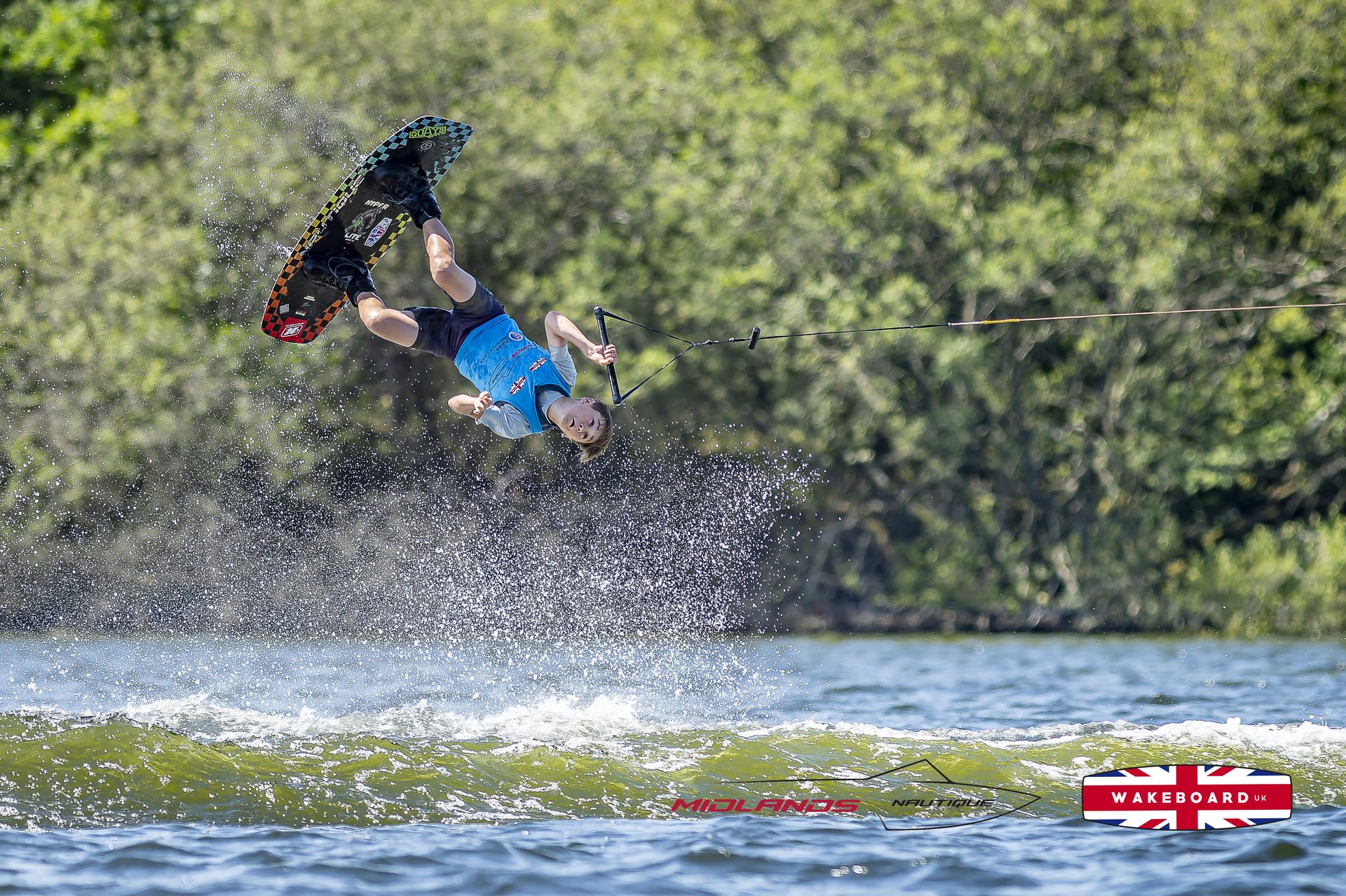 Rider at the 2025 Midlands Nautique UK Wake Nationals Wakeboard