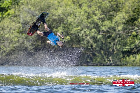 Rider at the 2025 Midlands Nautique UK Wake Nationals Wakeboard - Photos Mantis Pro Media