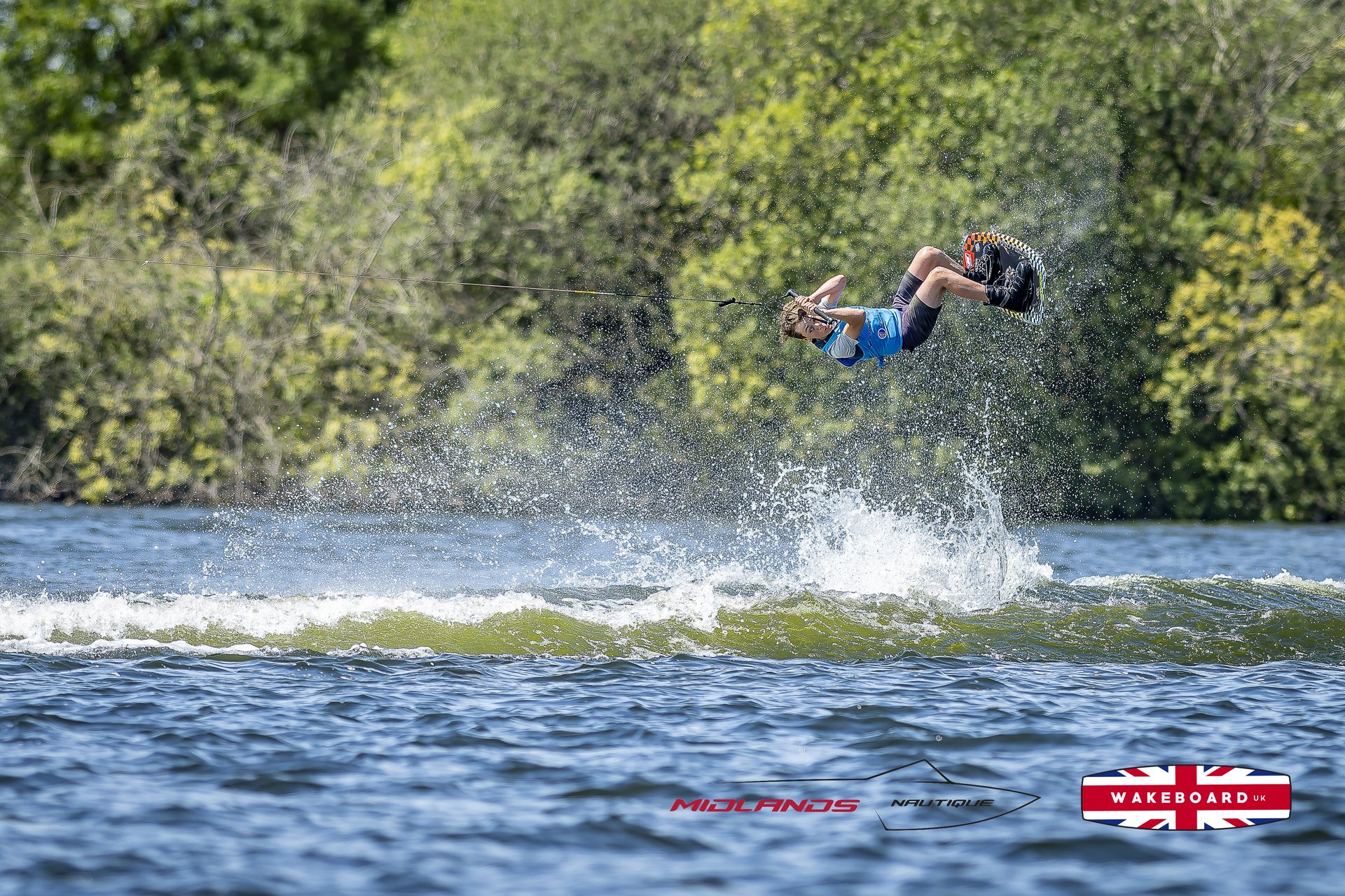 Rider at the 2025 Midlands Nautique UK Wake Nationals Wakeboard