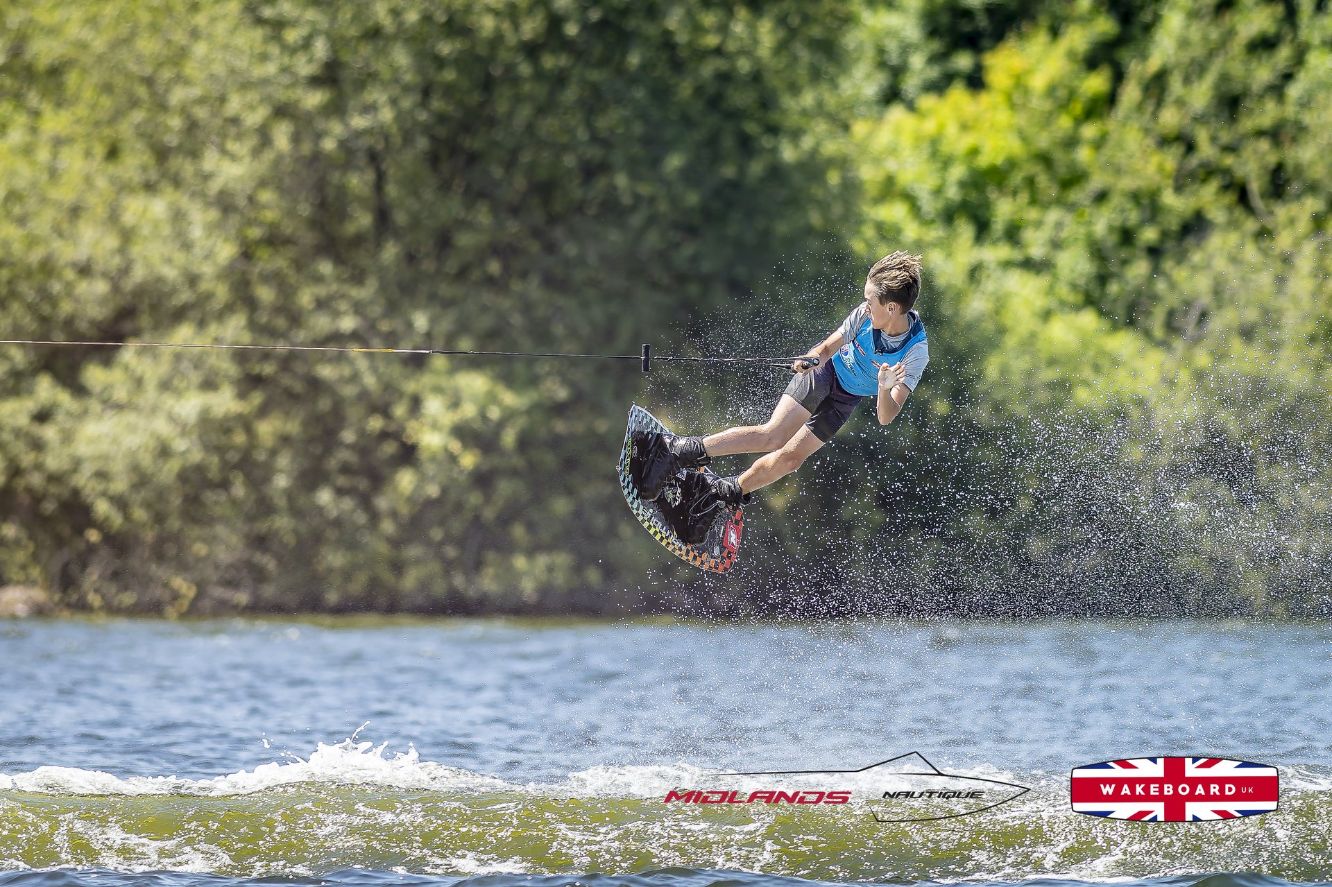 Rider at the 2025 Midlands Nautique UK Wake Nationals Wakeboard