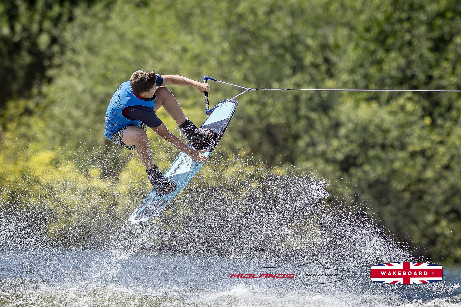 Rider at the 2025 Midlands Nautique UK Wake Nationals Wakeboard