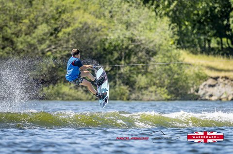 Rider at the 2025 Midlands Nautique UK Wake Nationals Wakeboard - Photos Mantis Pro Media