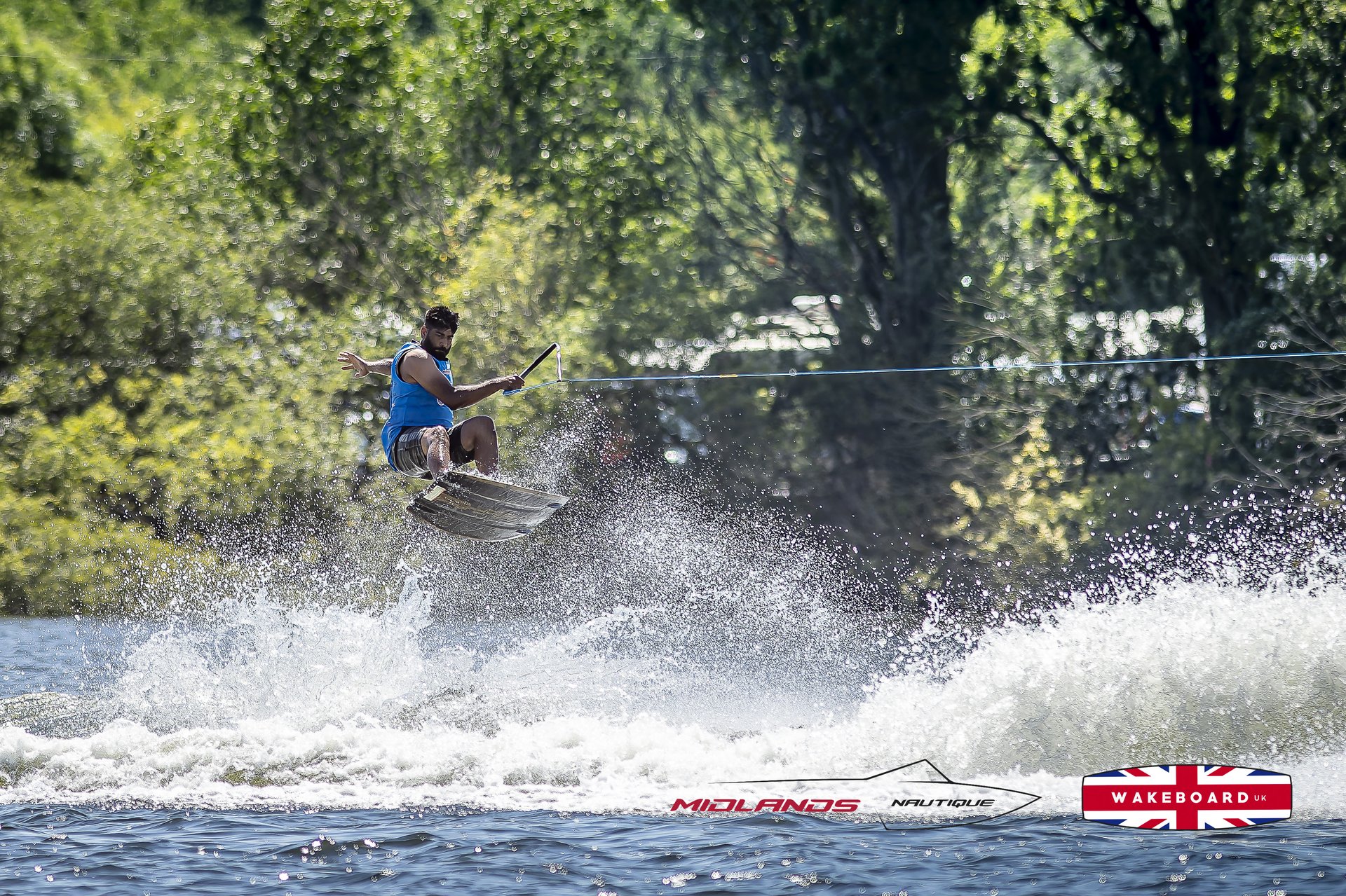 Rider at the 2025 Midlands Nautique UK Wake Nationals Wakeboard