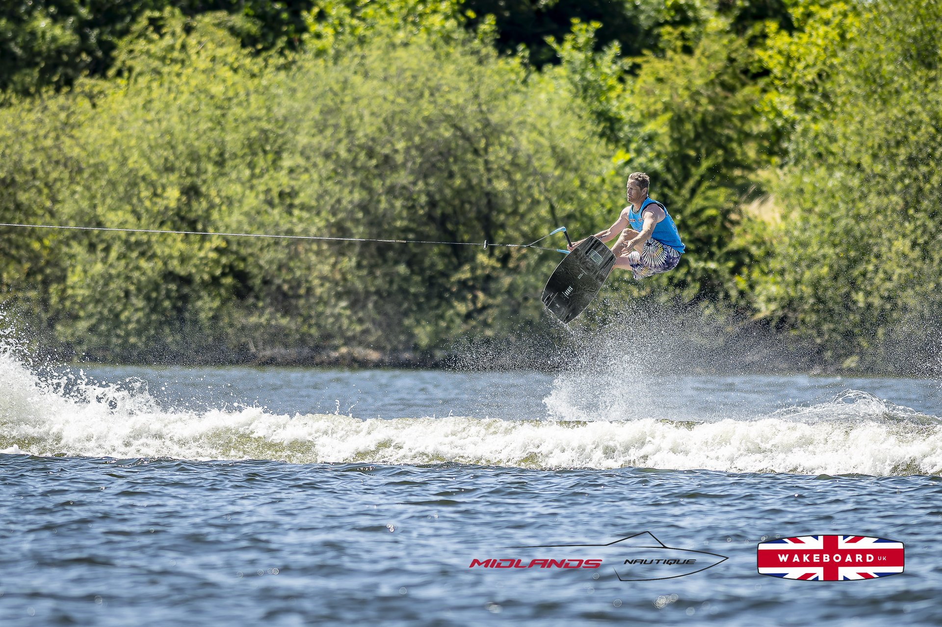 Rider at the 2025 Midlands Nautique UK Wake Nationals Wakeboard
