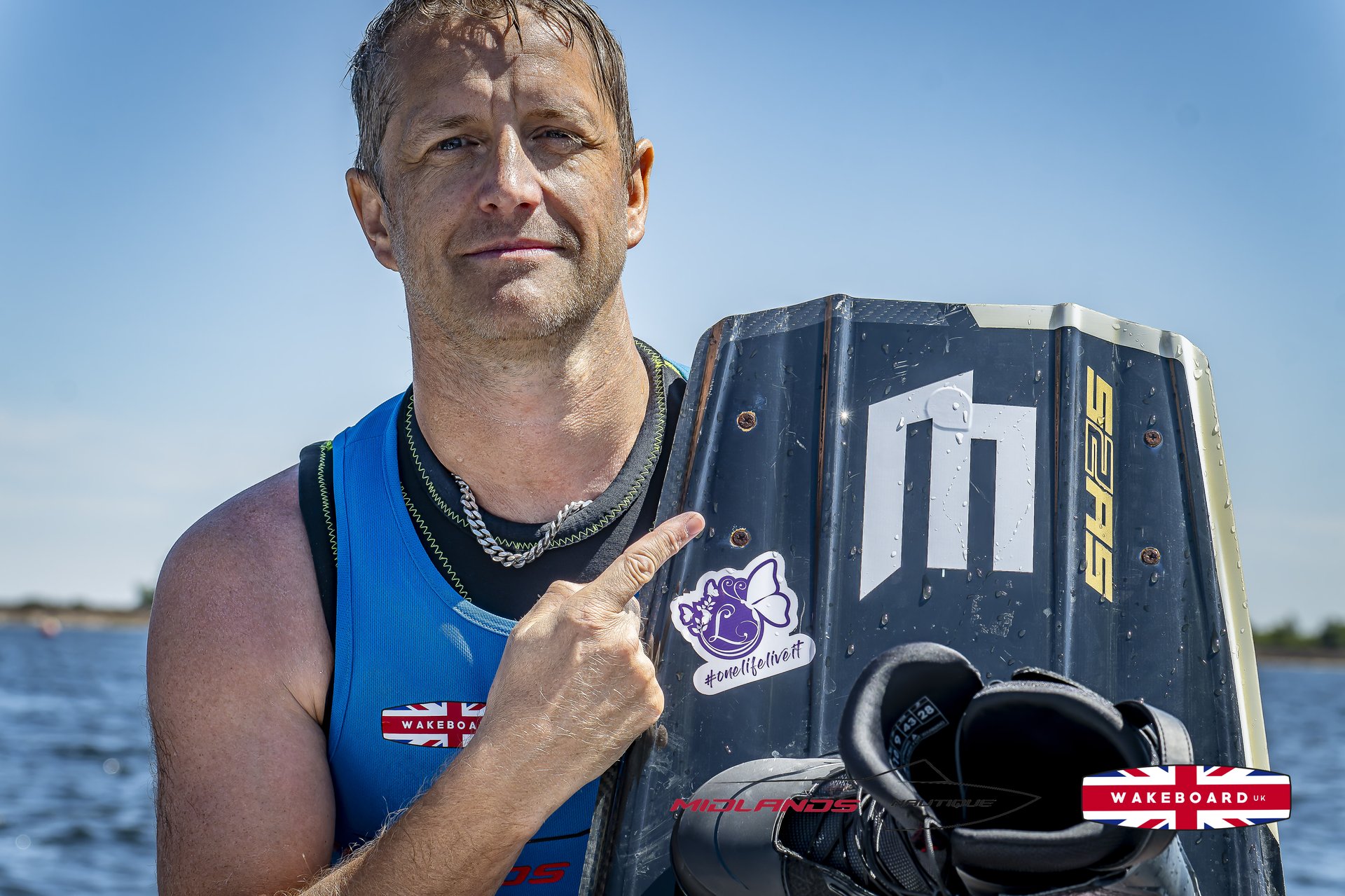 Rider at the 2025 Midlands Nautique UK Wake Nationals Wakeboard