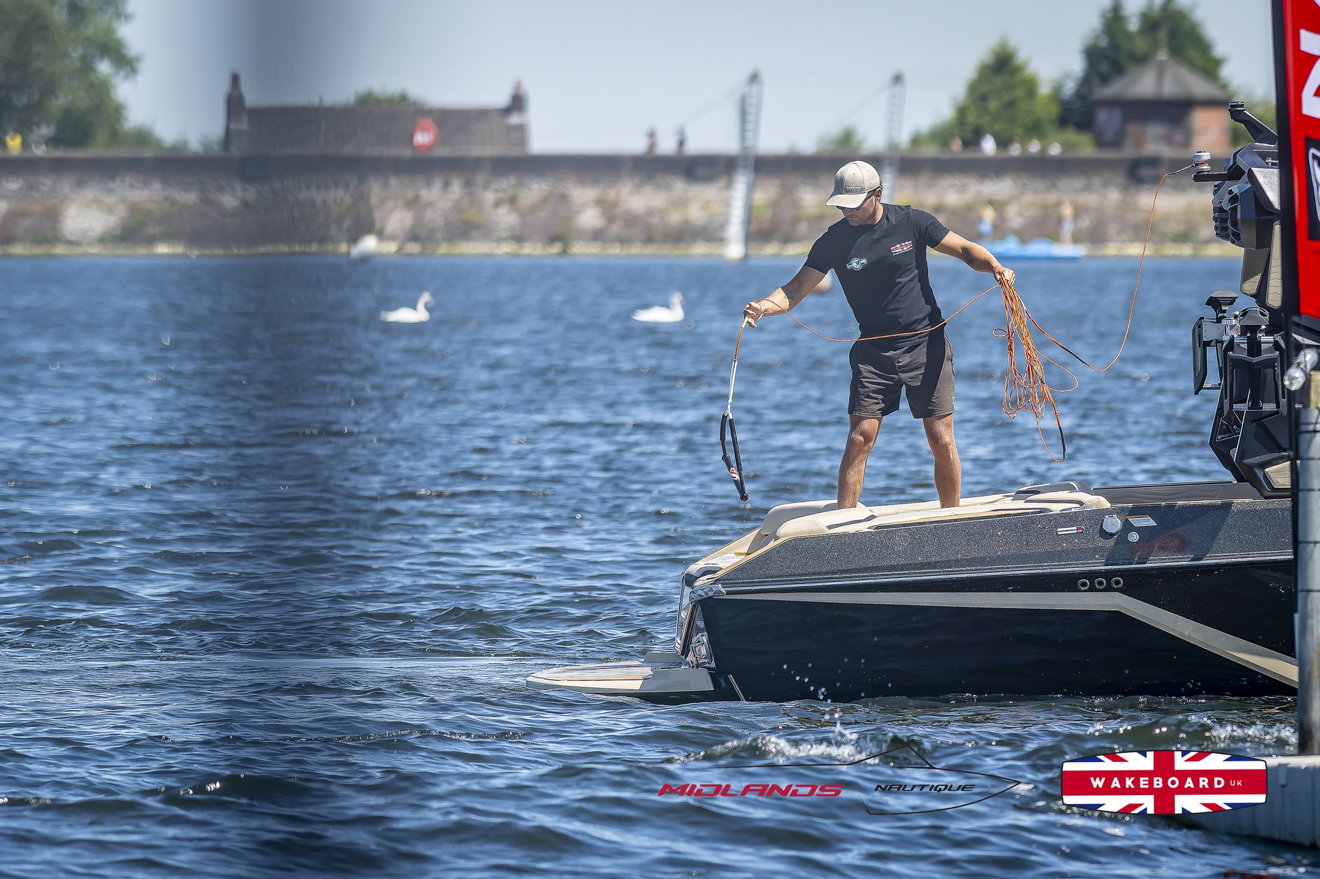 Rider at the 2025 Midlands Nautique UK Wake Nationals Wakeboard
