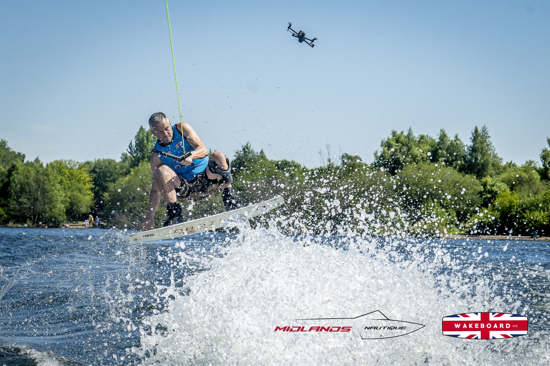 Rider at the 2025 Midlands Nautique UK Wake Nationals Wakeboard