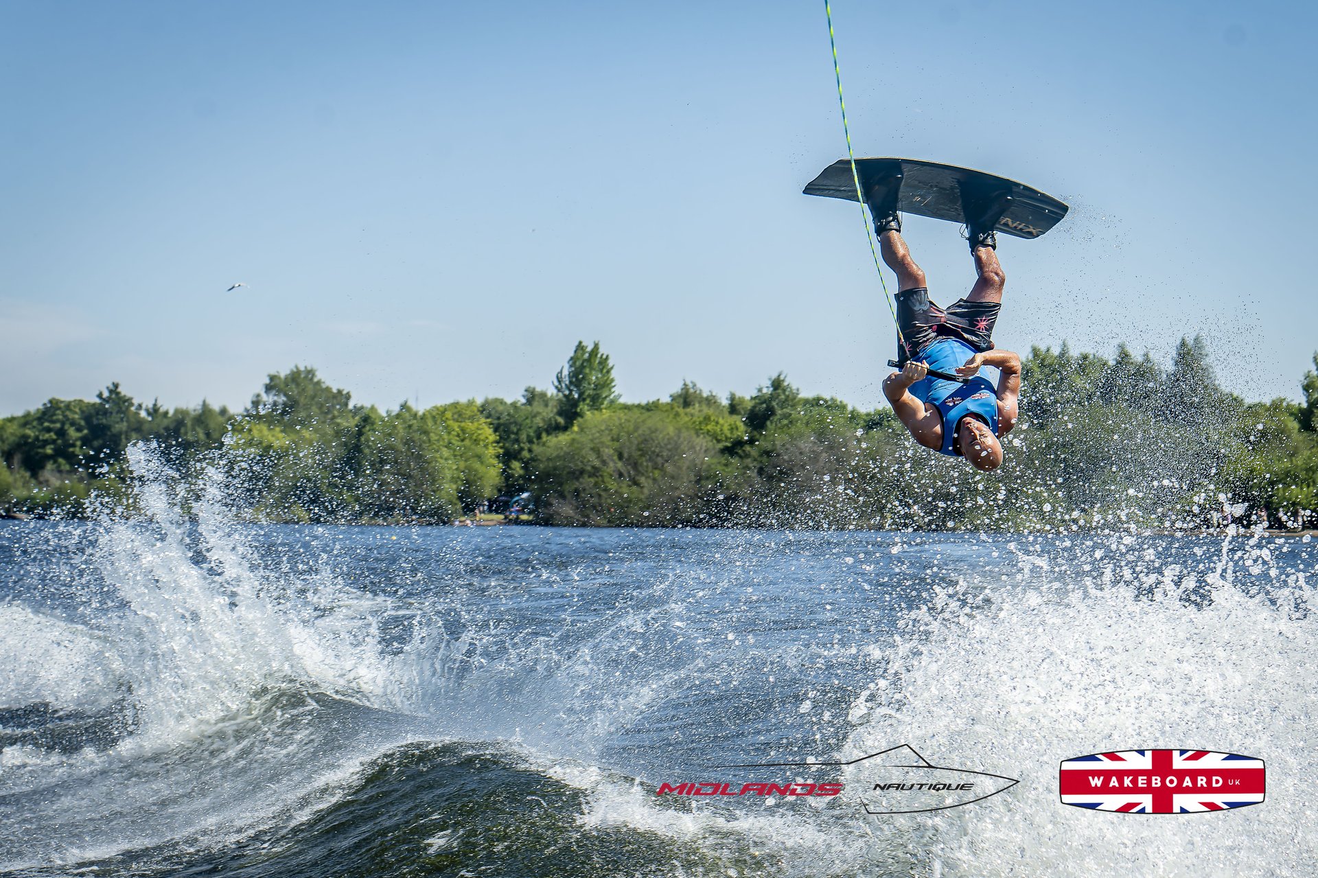 Rider at the 2025 Midlands Nautique UK Wake Nationals Wakeboard