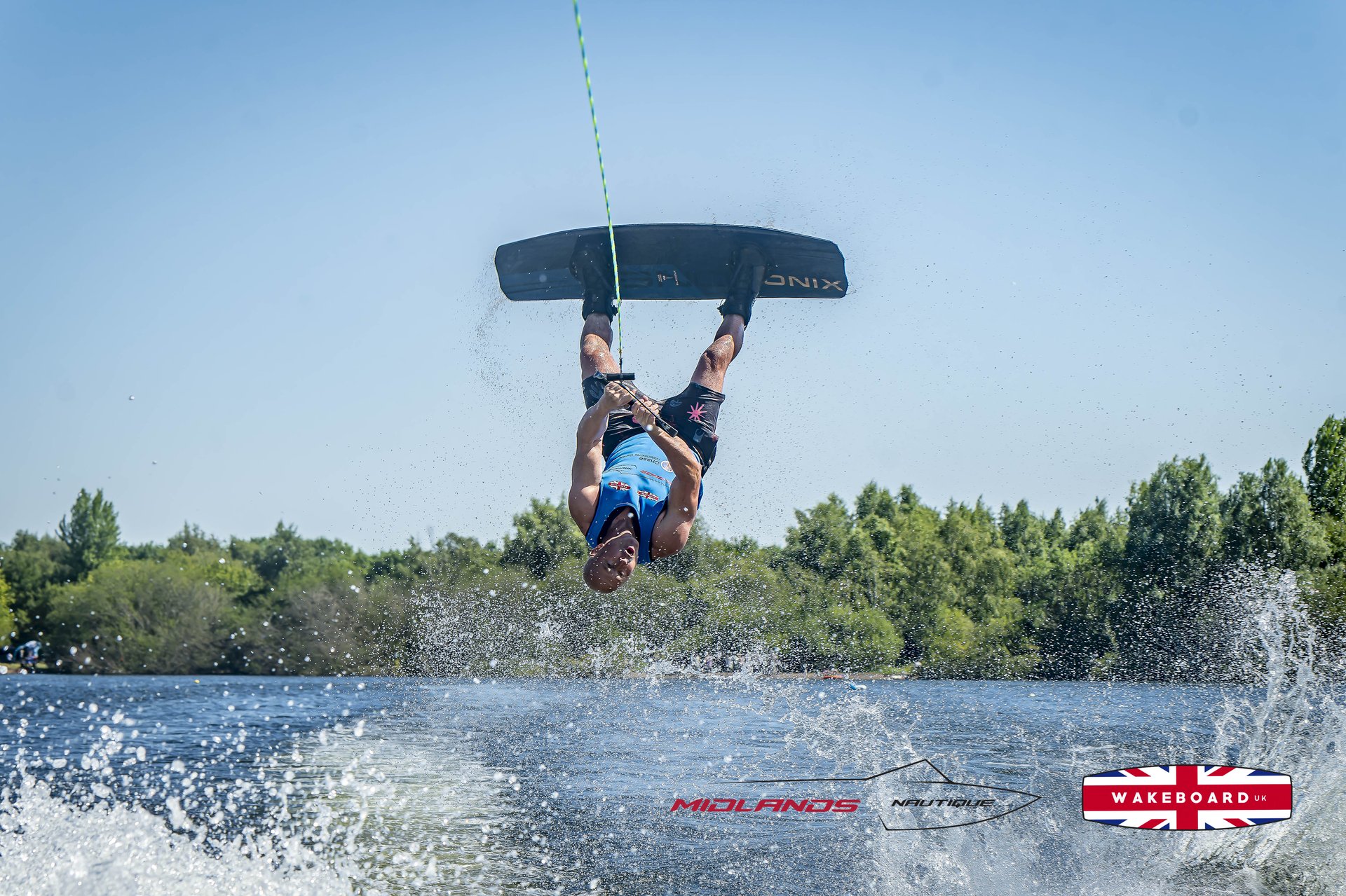 Rider at the 2025 Midlands Nautique UK Wake Nationals Wakeboard