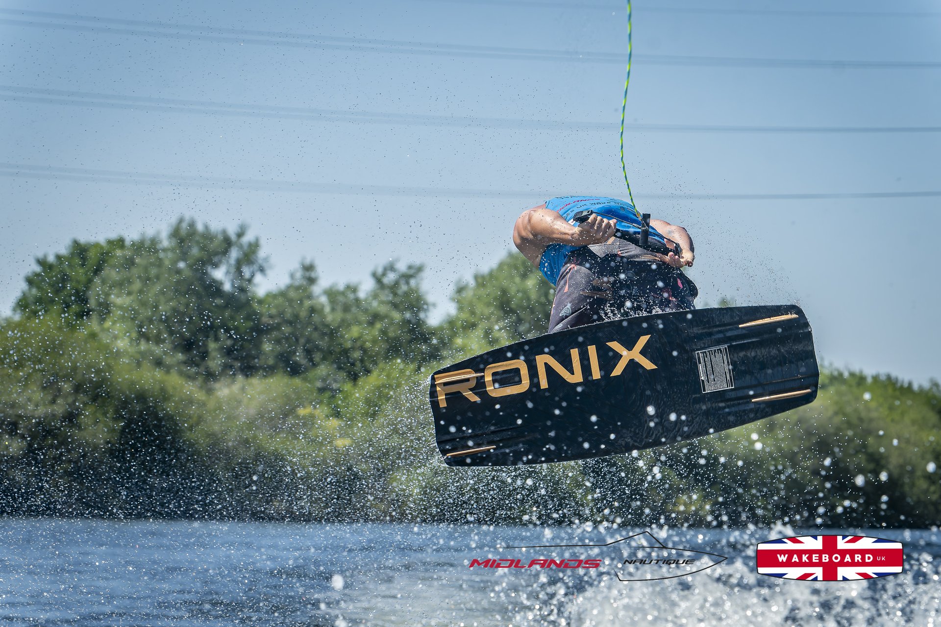 Rider at the 2025 Midlands Nautique UK Wake Nationals Wakeboard