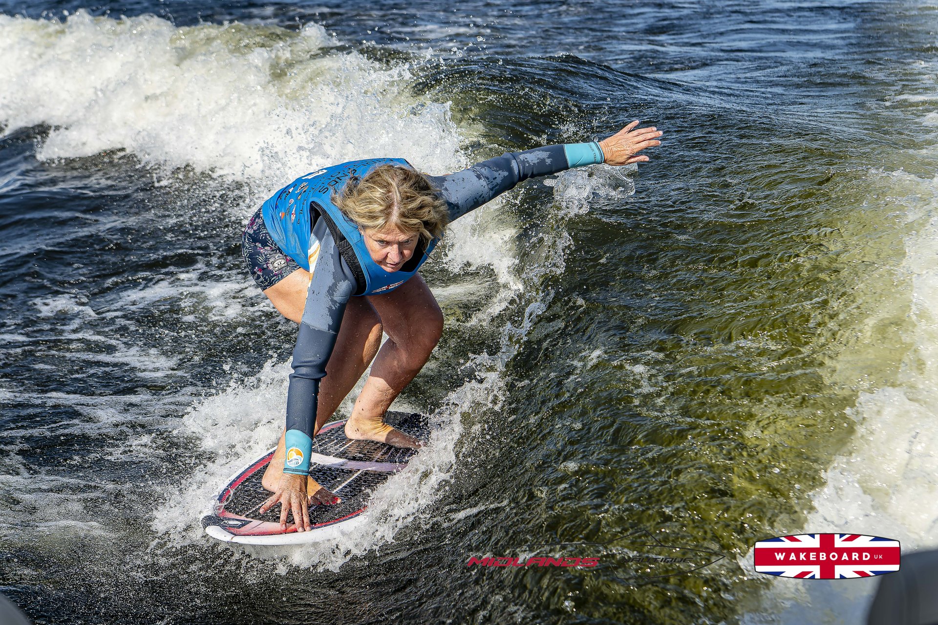 Rider at the 2025 Midlands Nautique UK Wake Nationals Wakeboard