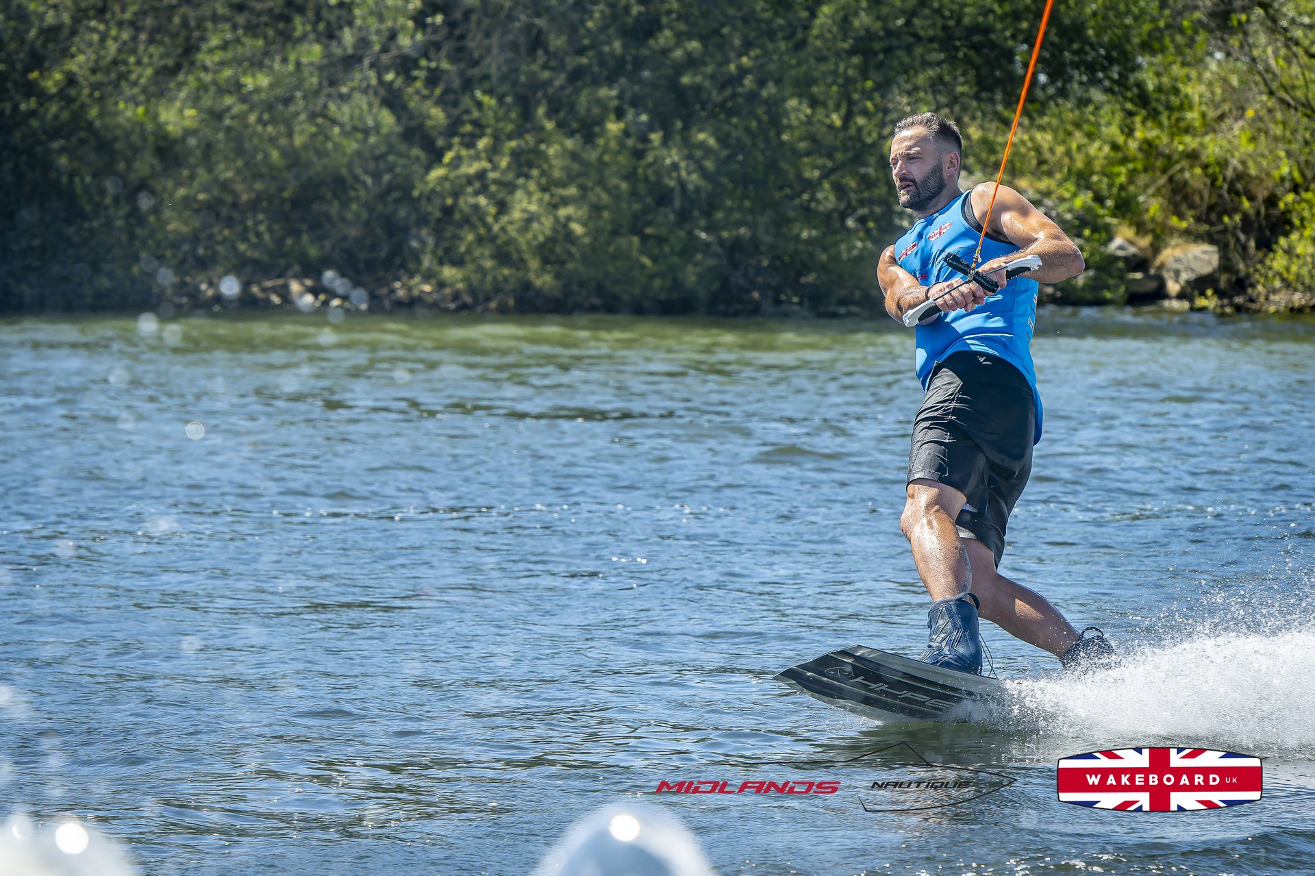 Rider at the 2025 Midlands Nautique UK Wake Nationals Wakeboard