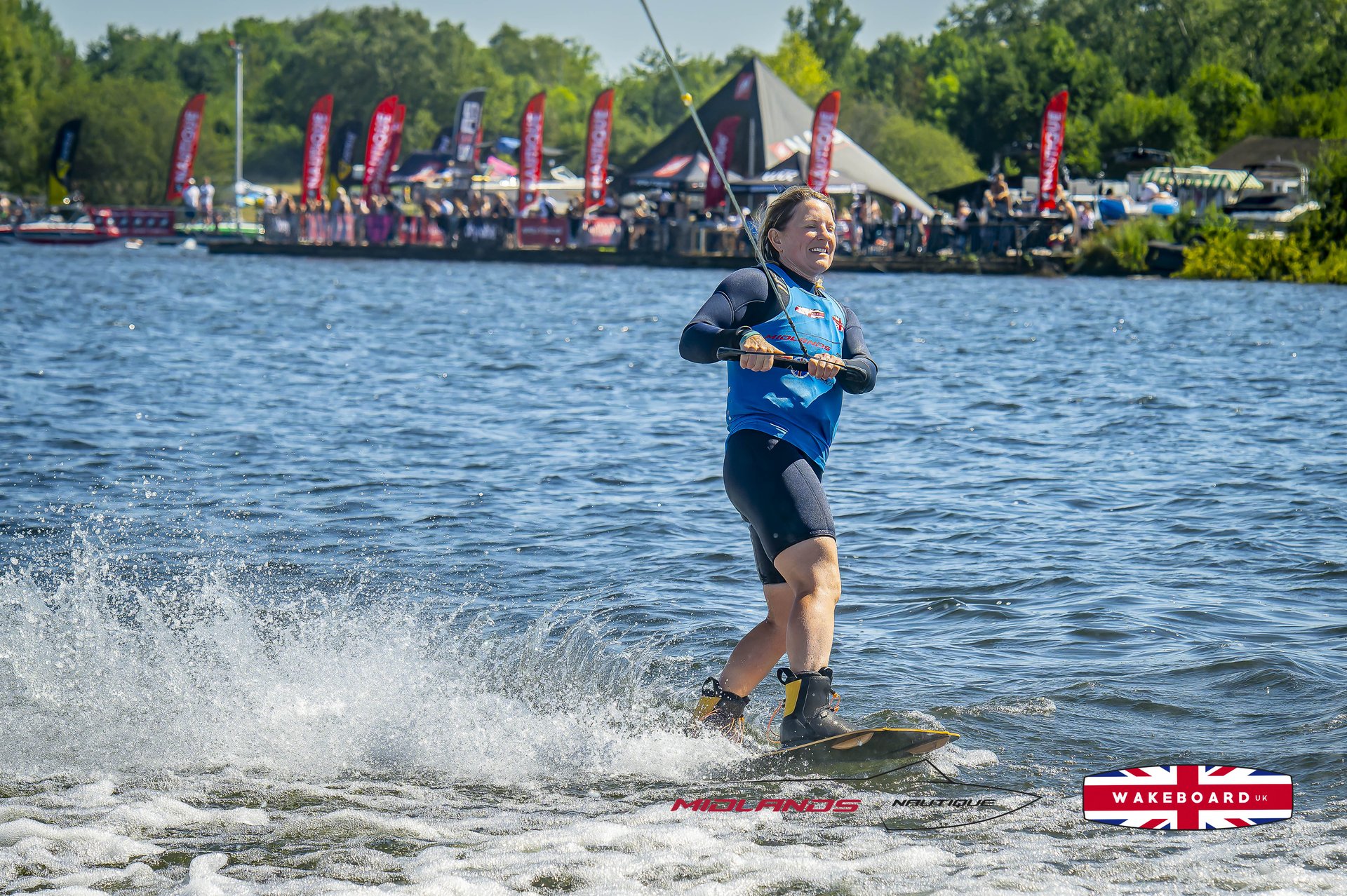 Rider at the 2025 Midlands Nautique UK Wake Nationals Wakeboard