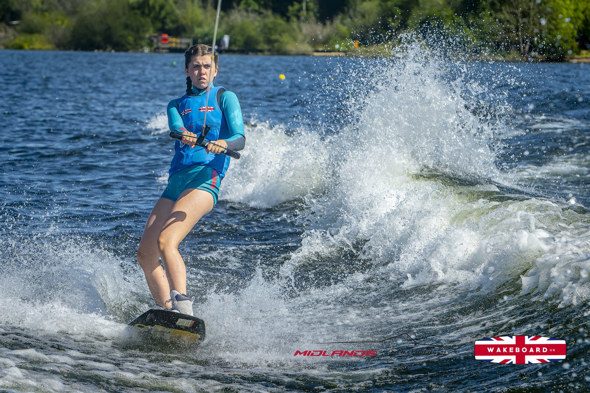 Rider at the 2025 Midlands Nautique UK Wake Nationals Wakeboard