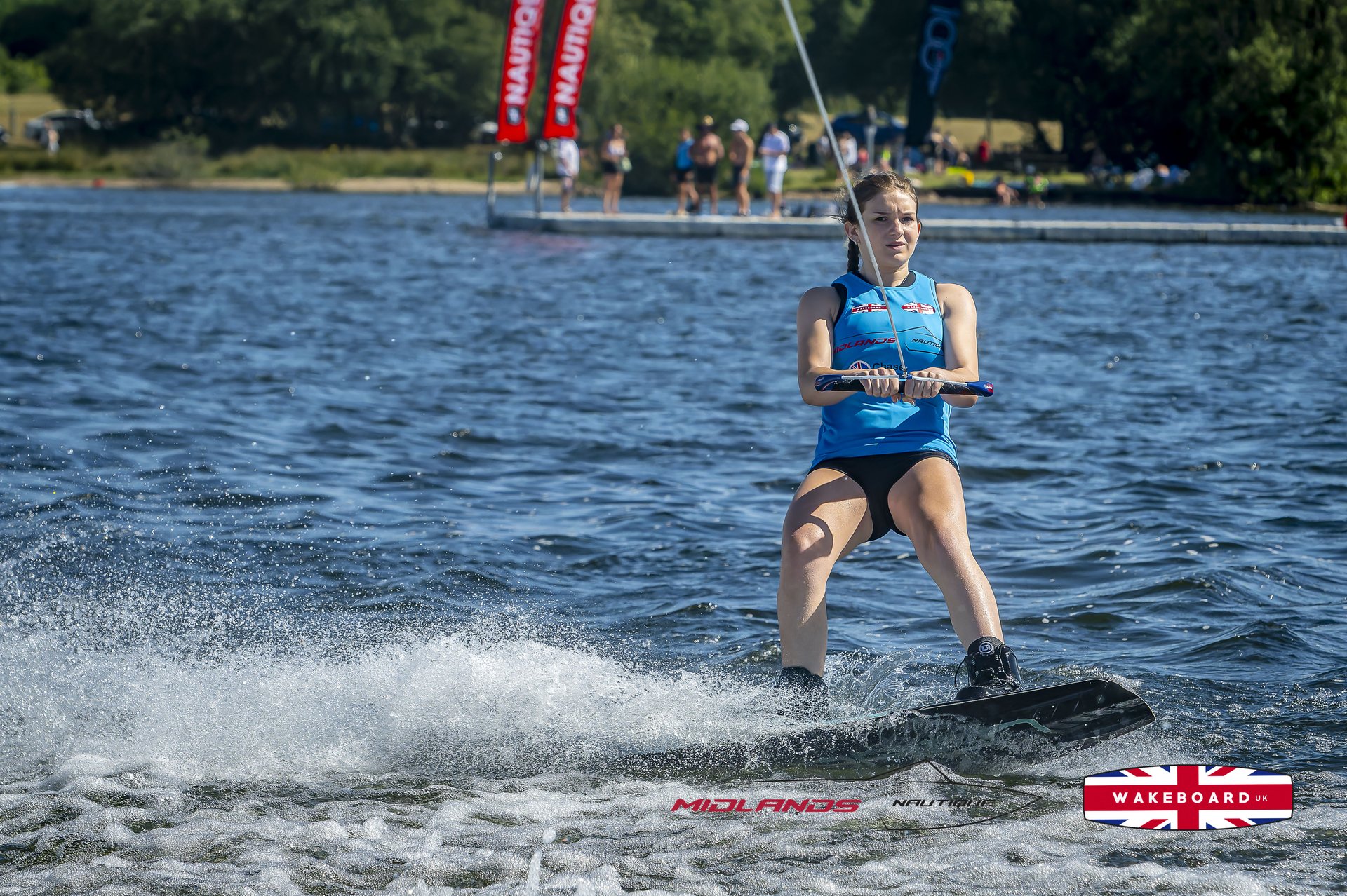 Rider at the 2025 Midlands Nautique UK Wake Nationals Wakeboard