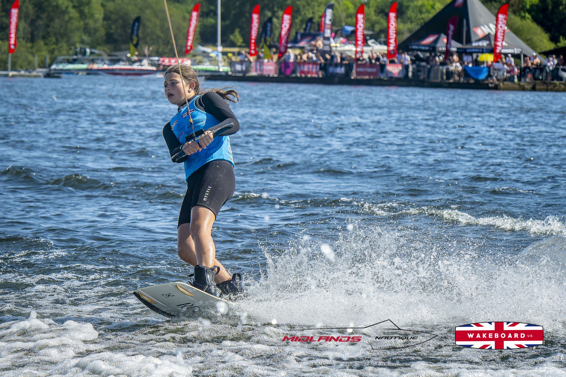 Rider at the 2025 Midlands Nautique UK Wake Nationals Wakeboard