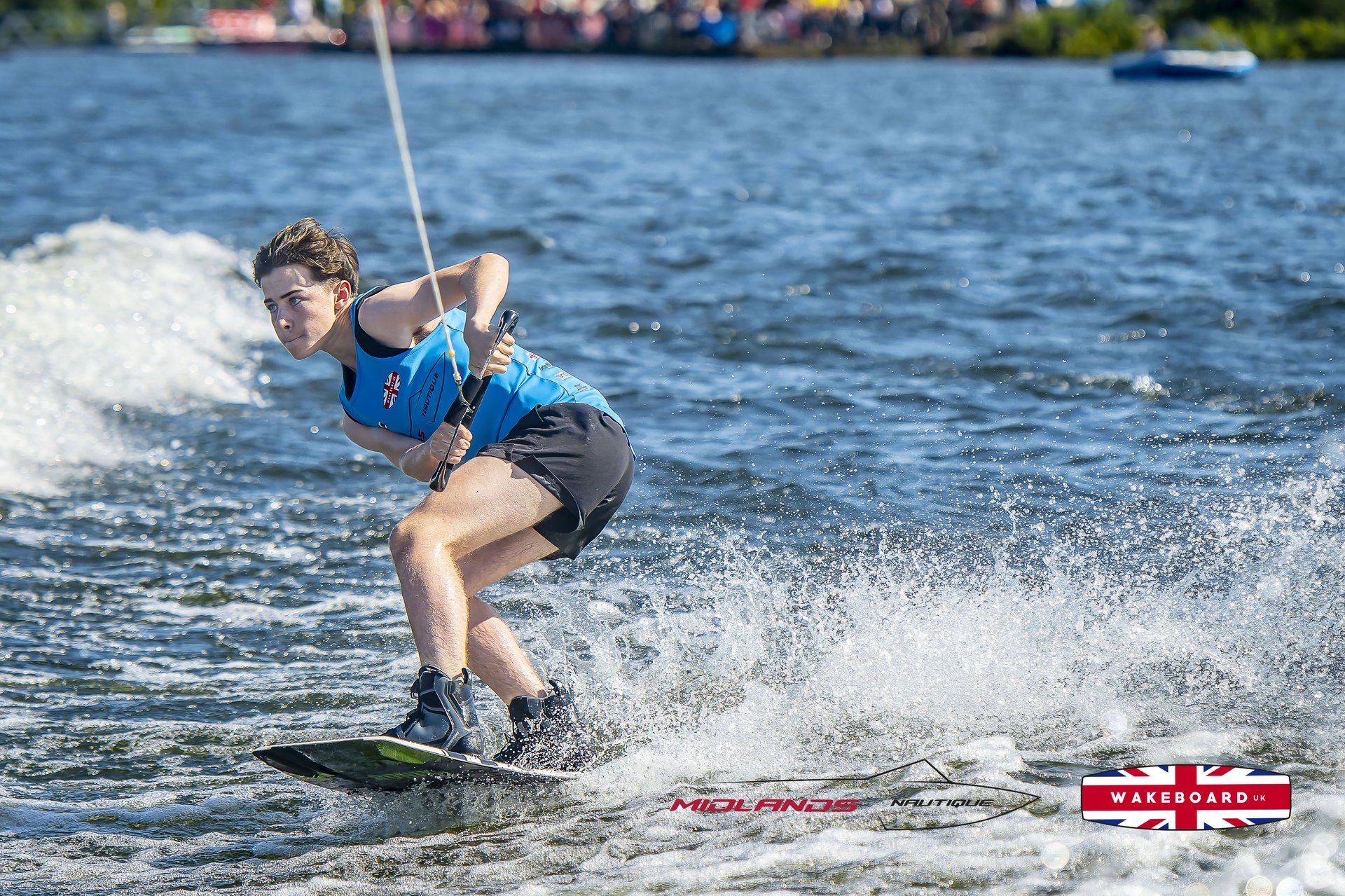 Rider at the 2025 Midlands Nautique UK Wake Nationals Wakeboard