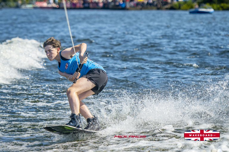 Rider at the 2025 Midlands Nautique UK Wake Nationals Wakeboard - Photos Mantis Pro Media