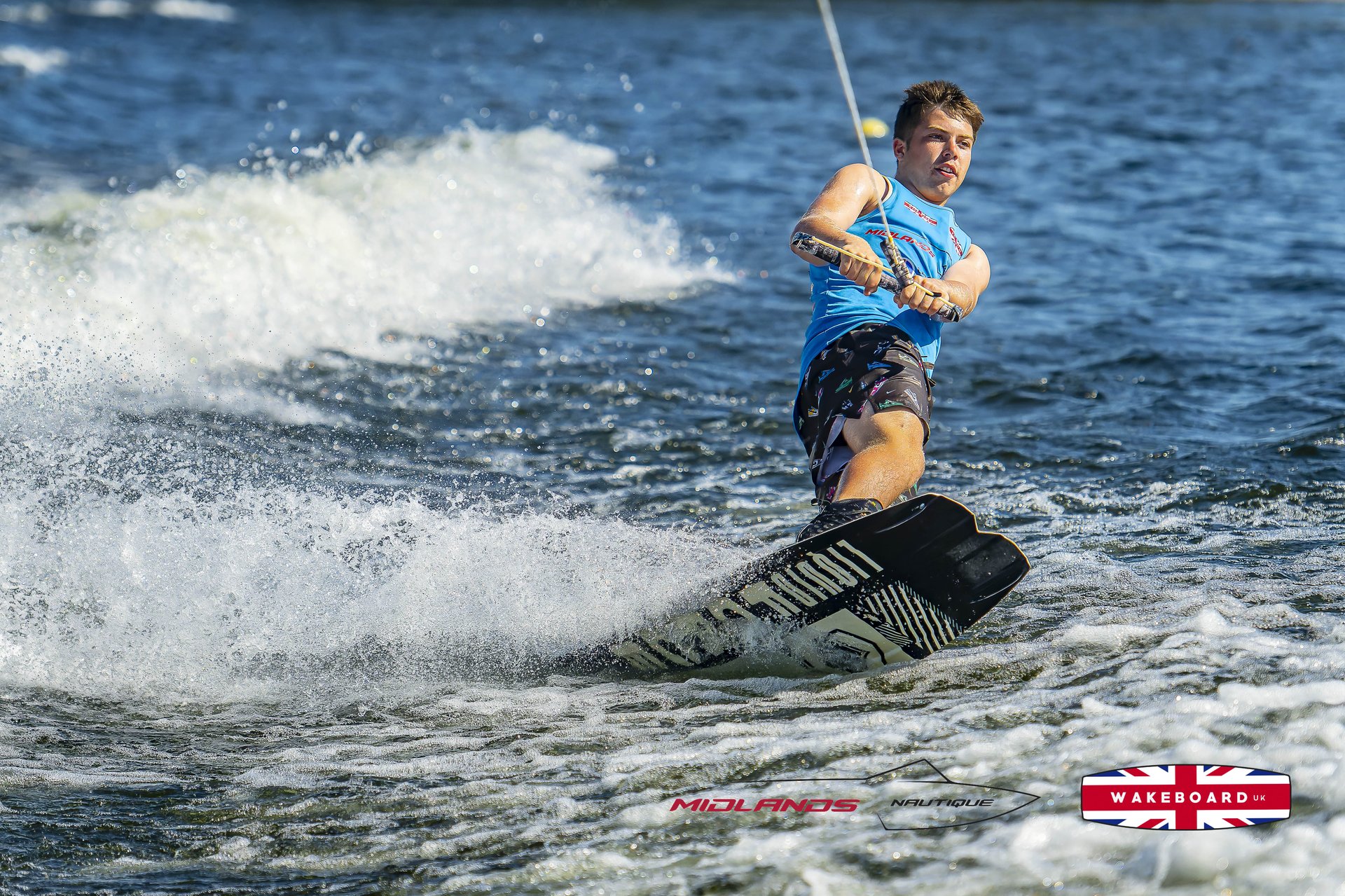 Rider at the 2025 Midlands Nautique UK Wake Nationals Wakeboard