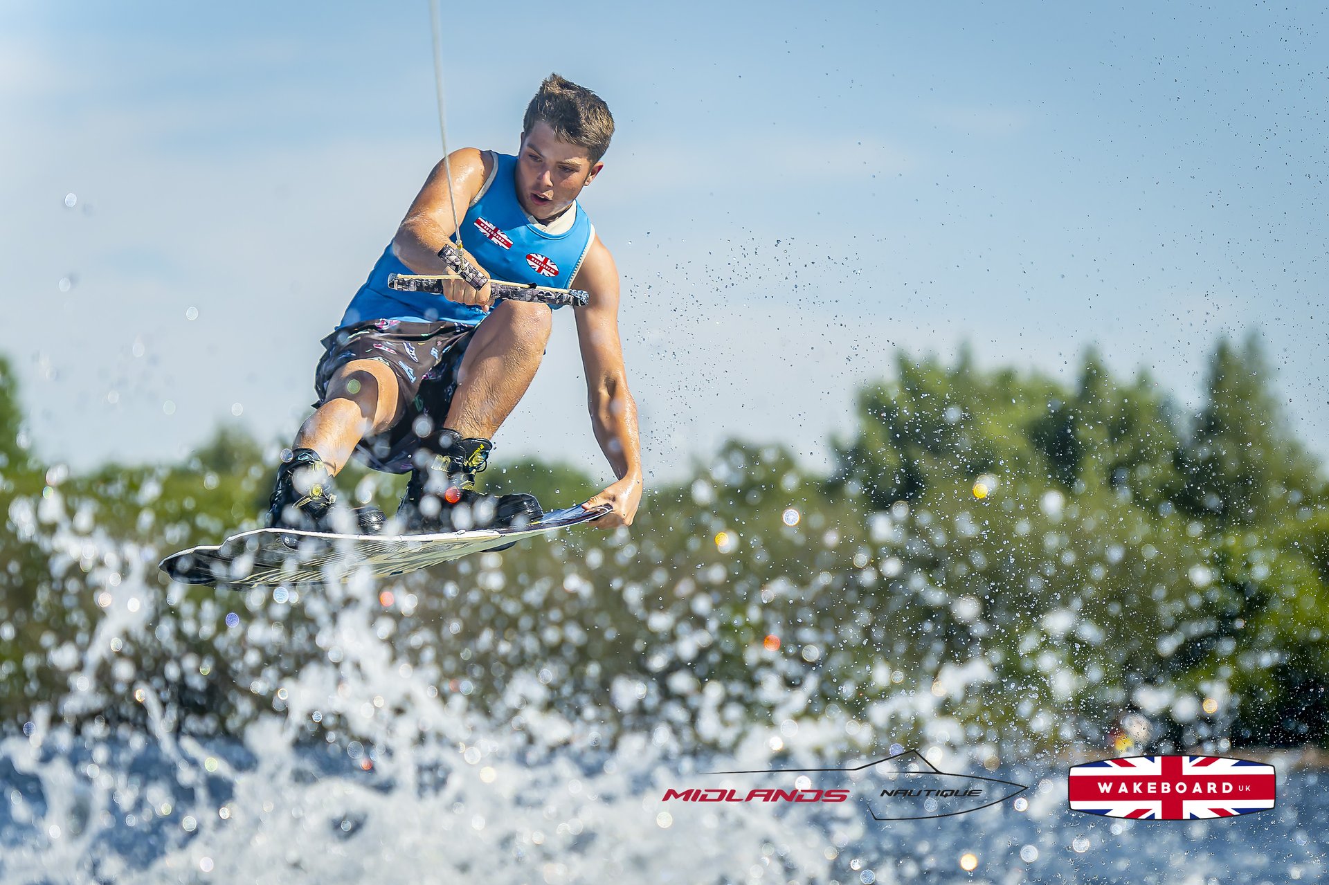 Rider at the 2025 Midlands Nautique UK Wake Nationals Wakeboard