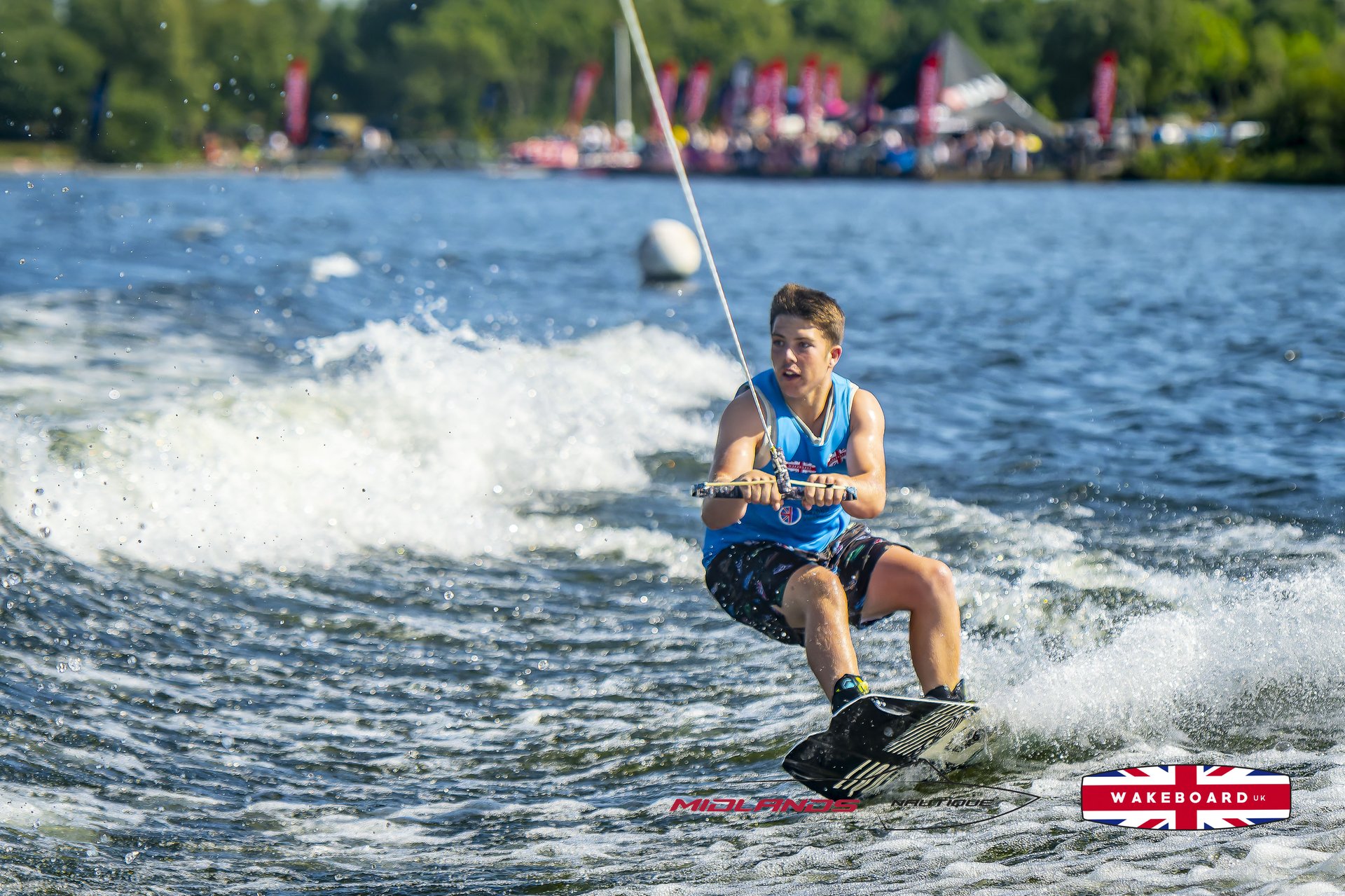 Rider at the 2025 Midlands Nautique UK Wake Nationals Wakeboard