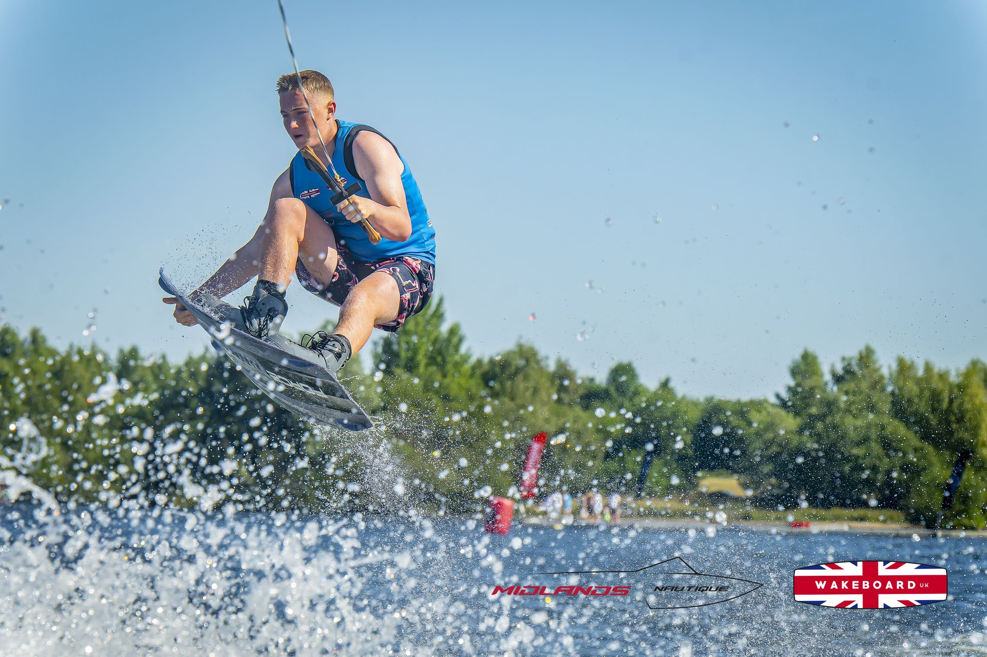 Rider at the 2025 Midlands Nautique UK Wake Nationals Wakeboard