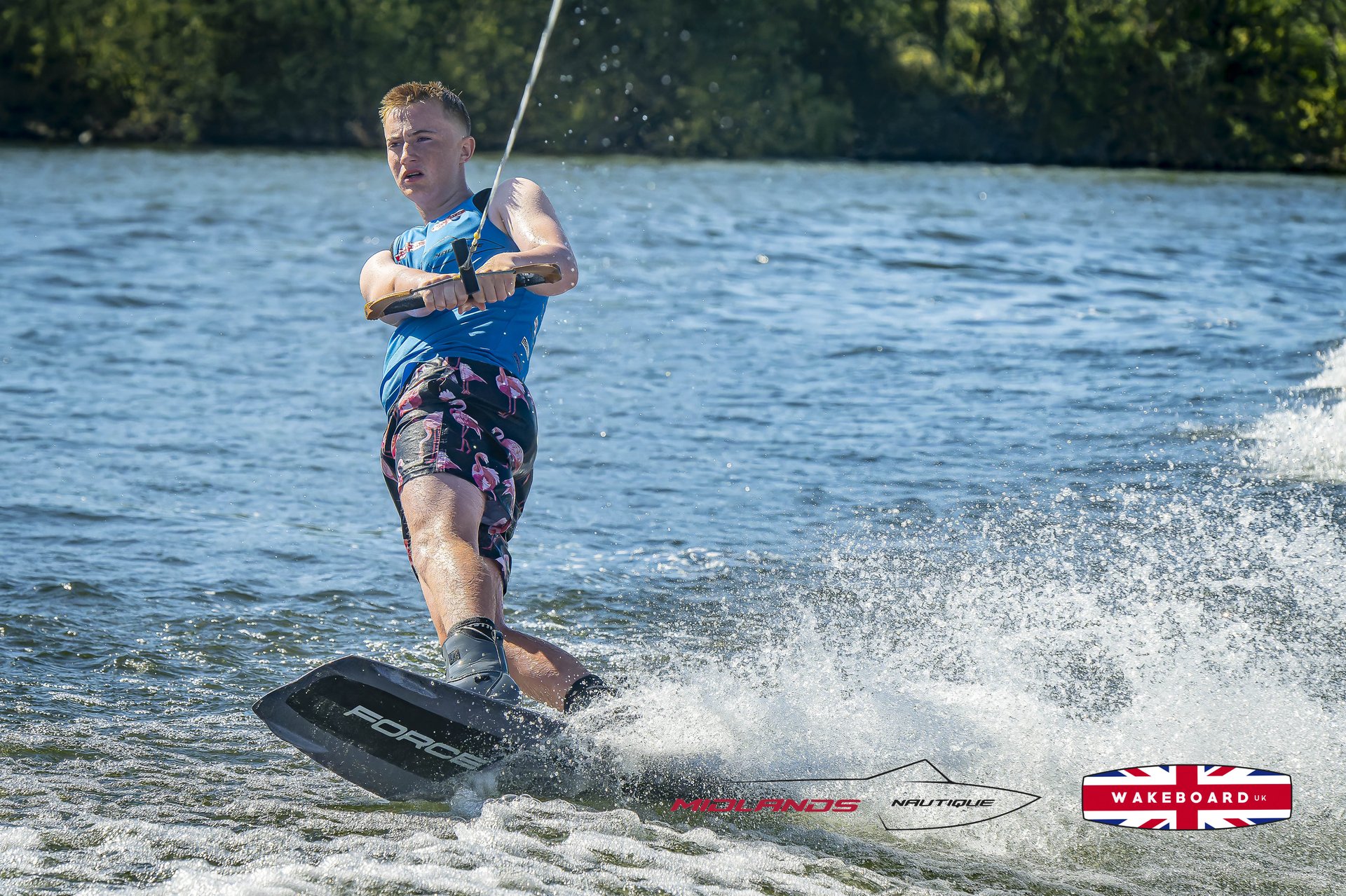Rider at the 2025 Midlands Nautique UK Wake Nationals Wakeboard