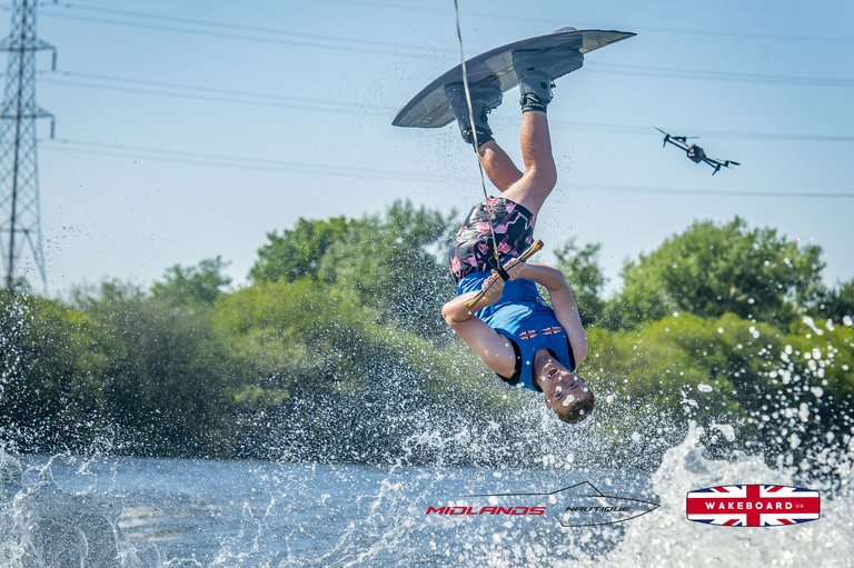 Rider at the 2025 Midlands Nautique UK Wake Nationals Wakeboard - Photos Mantis Pro Media