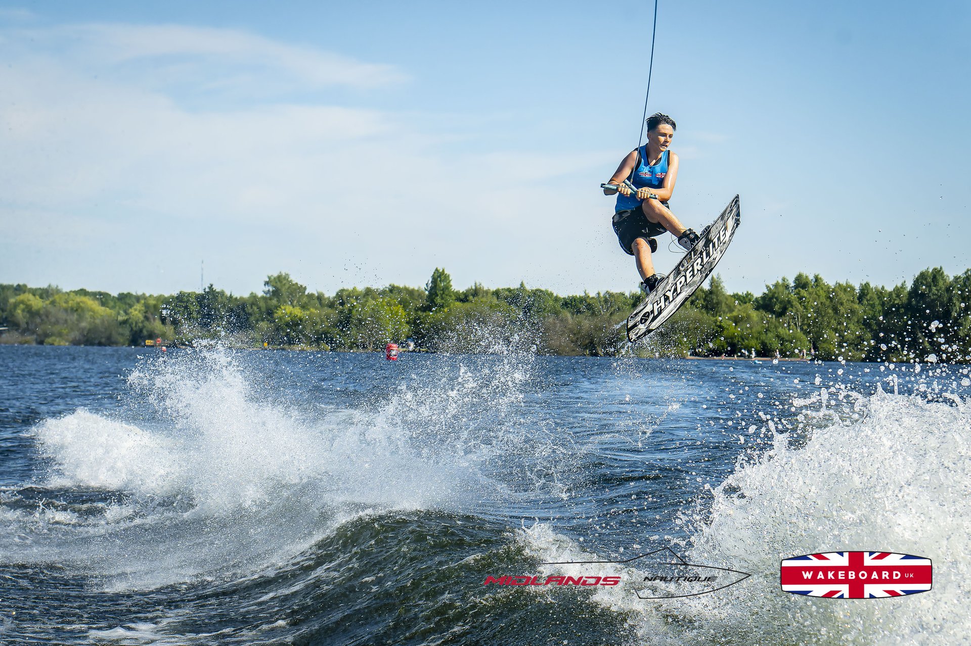 Rider at the 2025 Midlands Nautique UK Wake Nationals Wakeboard