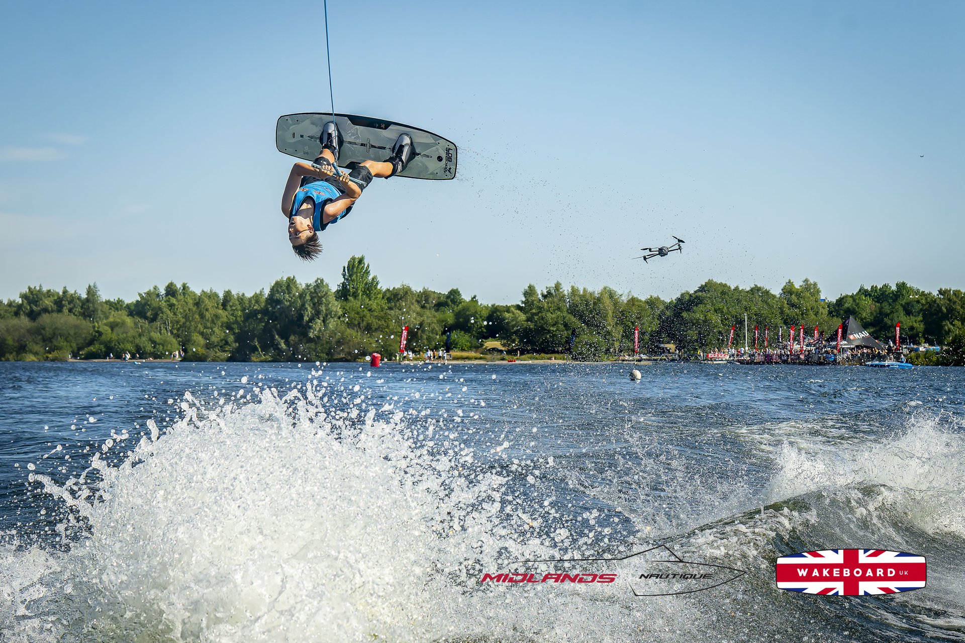 Rider at the 2025 Midlands Nautique UK Wake Nationals Wakeboard