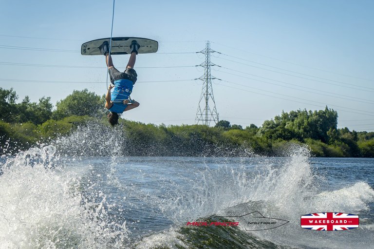 Rider at the 2025 Midlands Nautique UK Wake Nationals Wakeboard