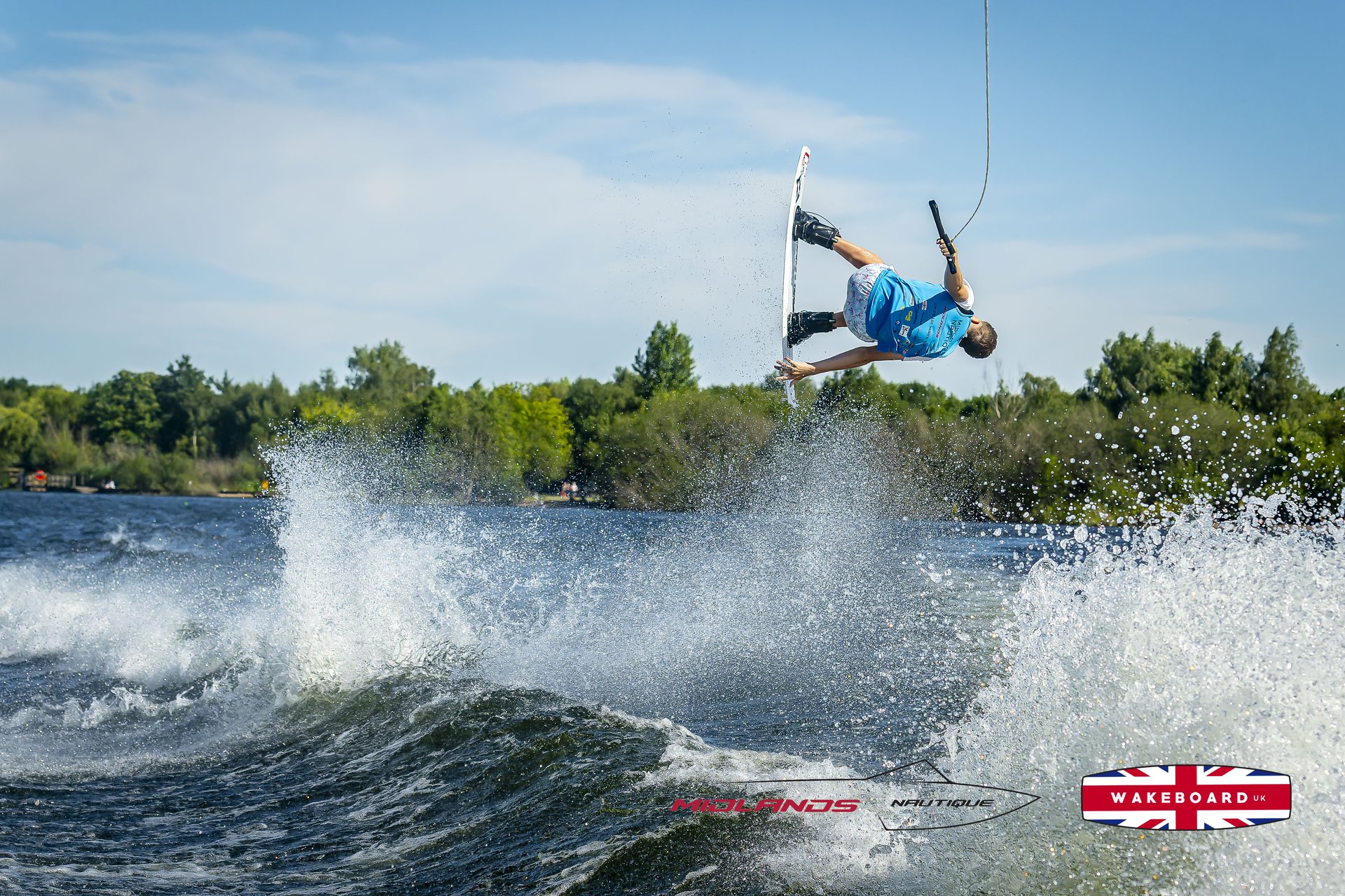 Rider at the 2025 Midlands Nautique UK Wake Nationals Wakeboard