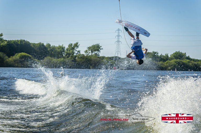 Rider at the 2025 Midlands Nautique UK Wake Nationals Wakeboard