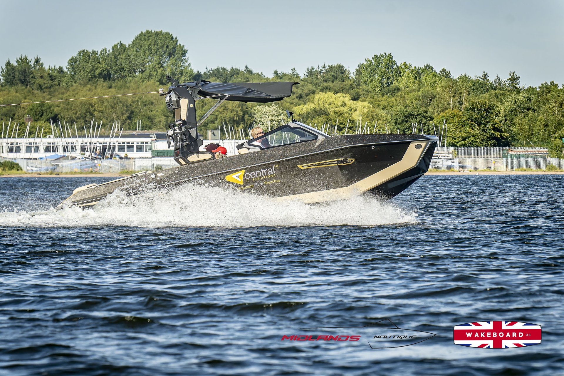 Rider at the 2025 Midlands Nautique UK Wake Nationals Wakeboard