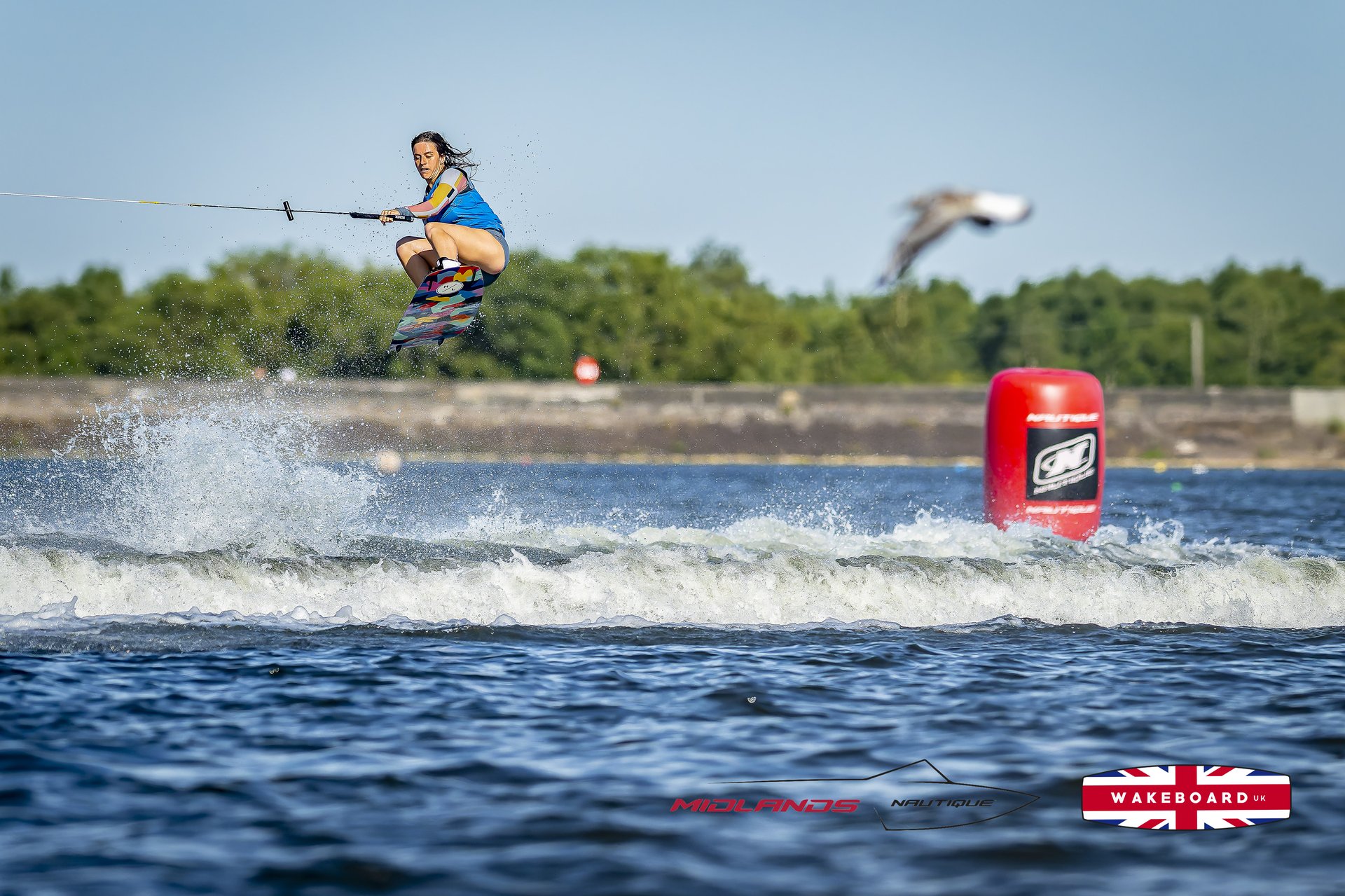 Rider at the 2025 Midlands Nautique UK Wake Nationals Wakeboard