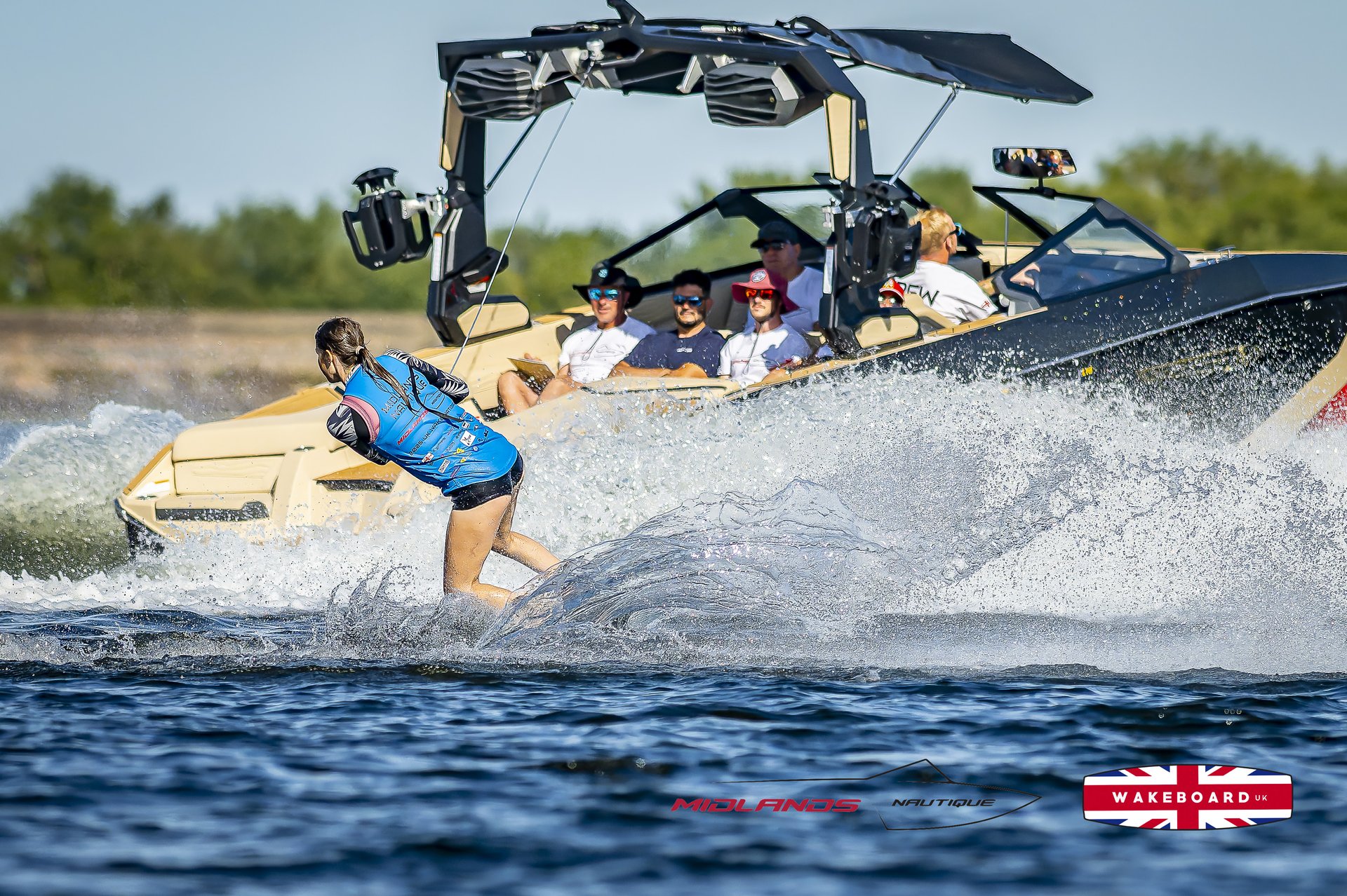 Rider at the 2025 Midlands Nautique UK Wake Nationals Wakeboard
