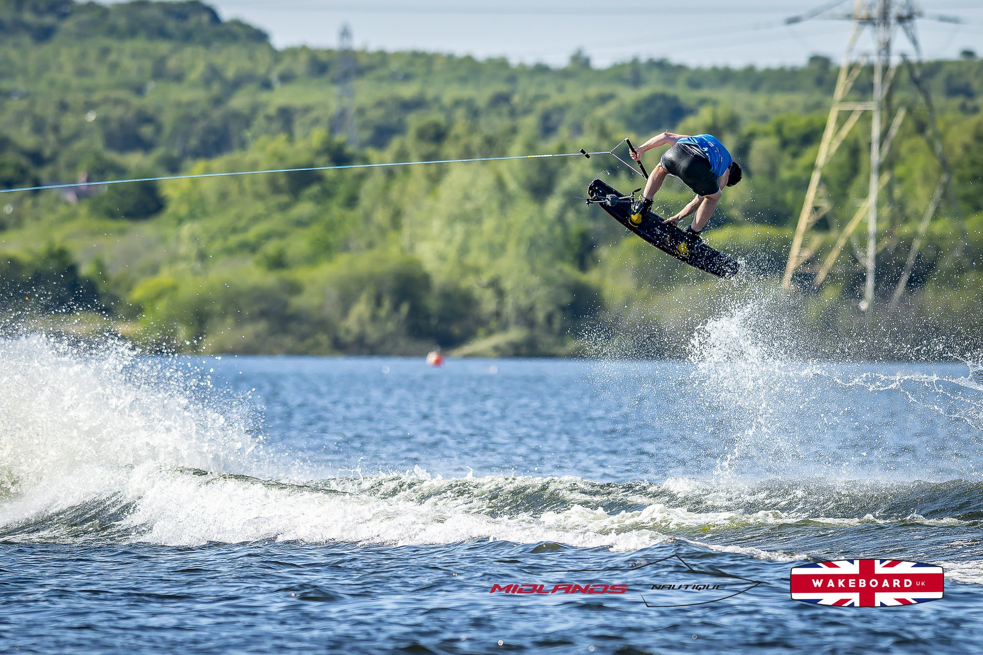 Rider at the 2025 Midlands Nautique UK Wake Nationals Wakeboard