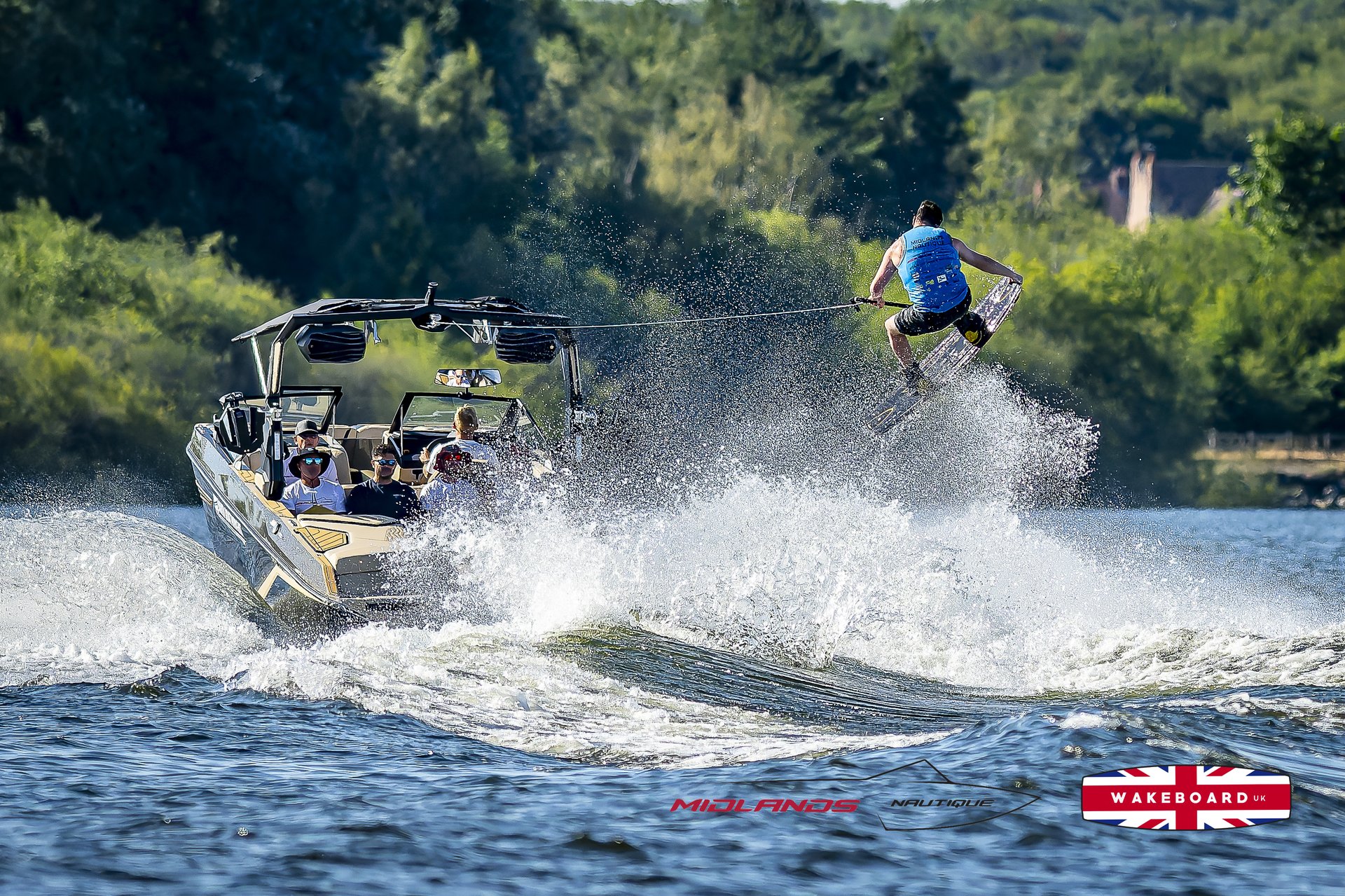 Rider at the 2025 Midlands Nautique UK Wake Nationals Wakeboard