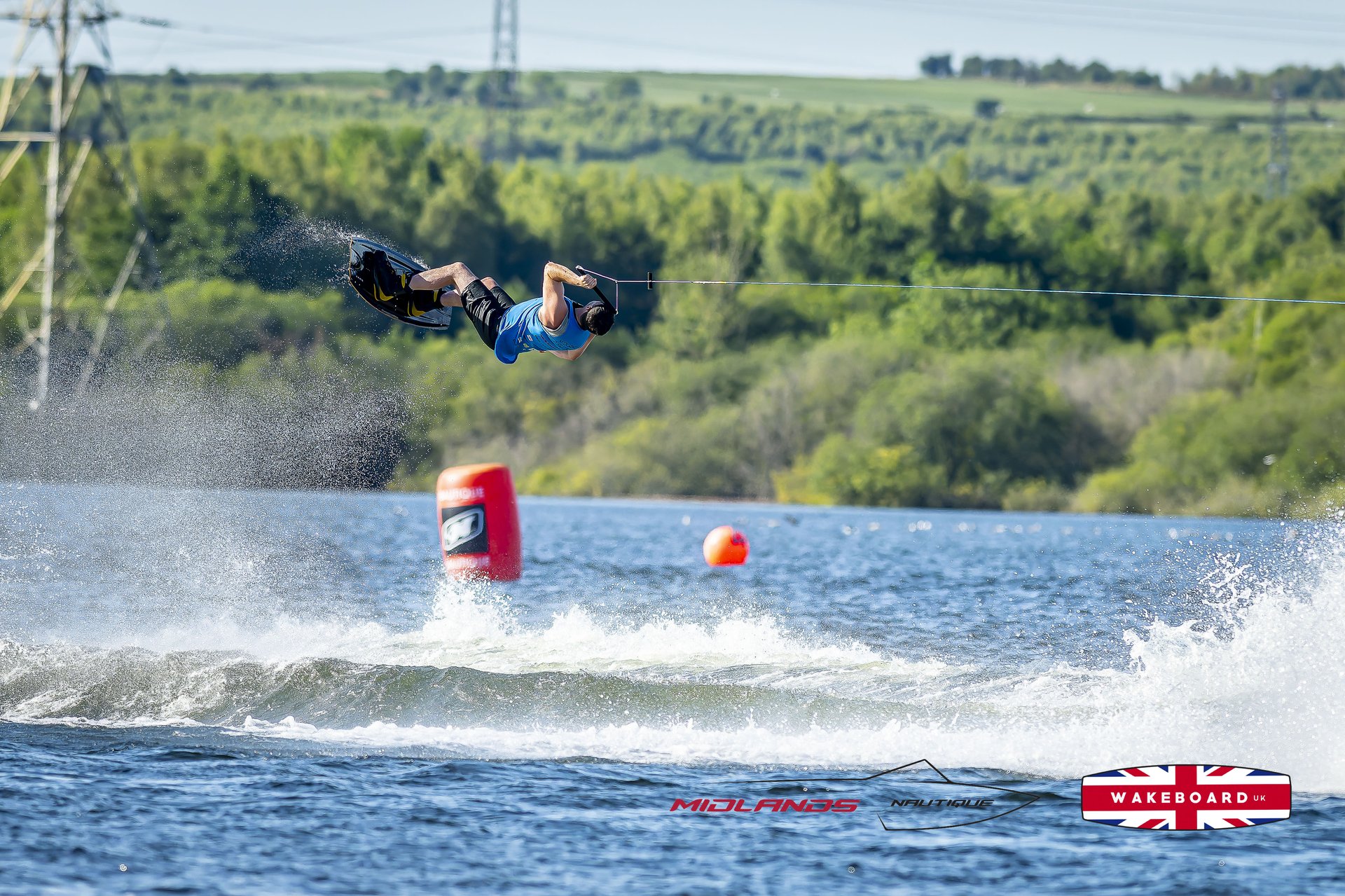 Rider at the 2025 Midlands Nautique UK Wake Nationals Wakeboard