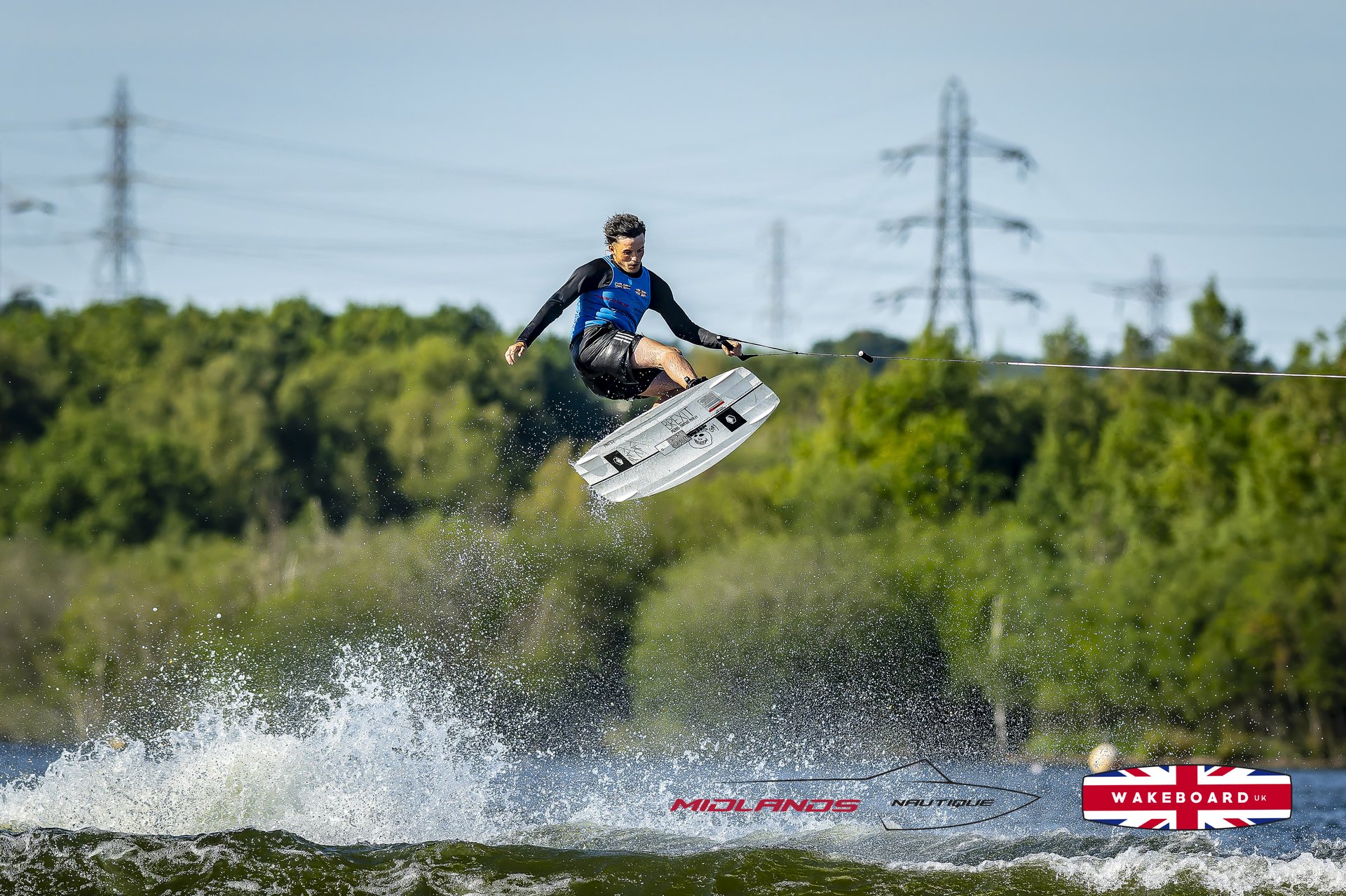Rider at the 2025 Midlands Nautique UK Wake Nationals Wakeboard