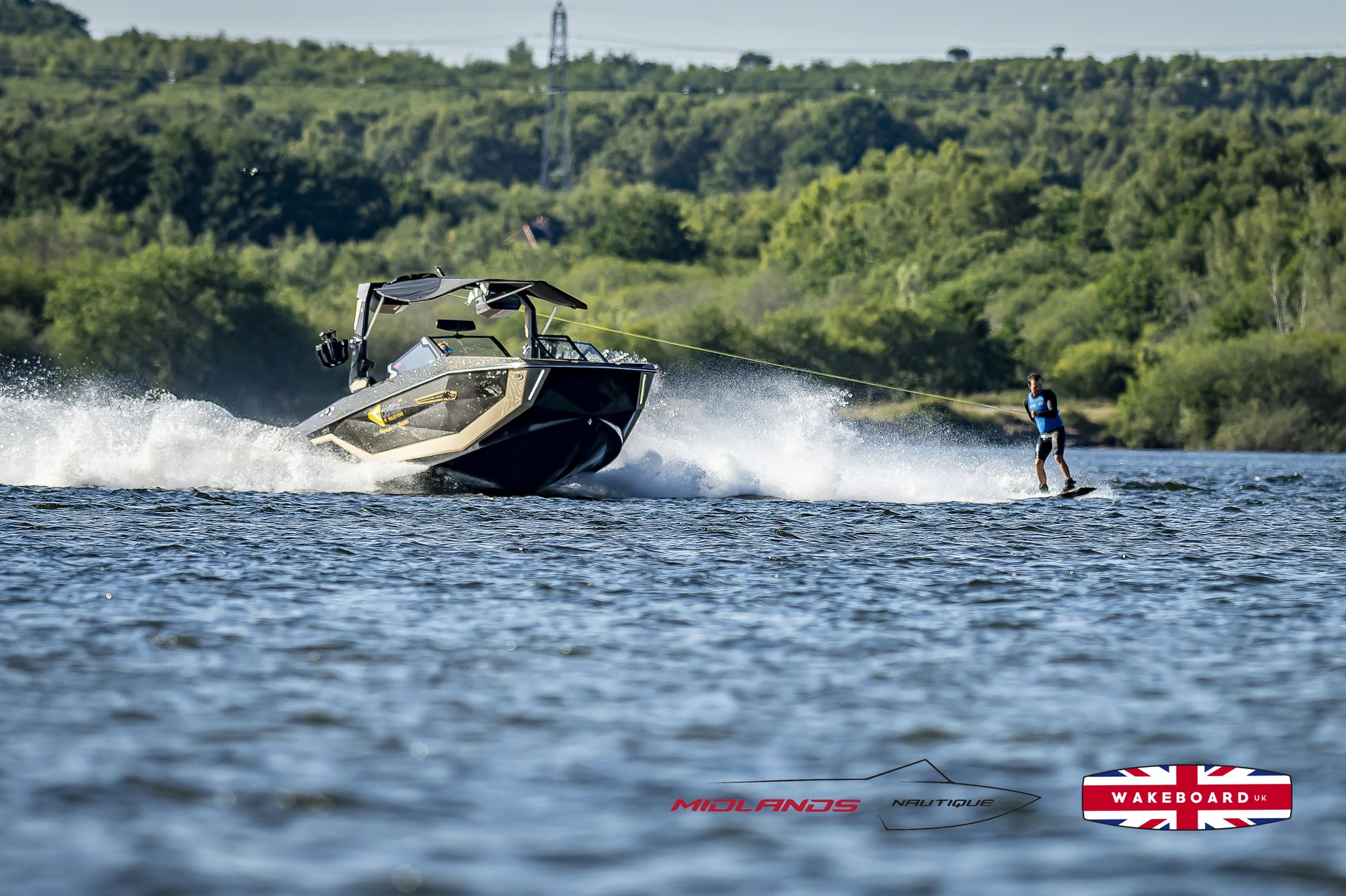 Rider at the 2025 Midlands Nautique UK Wake Nationals Wakeboard