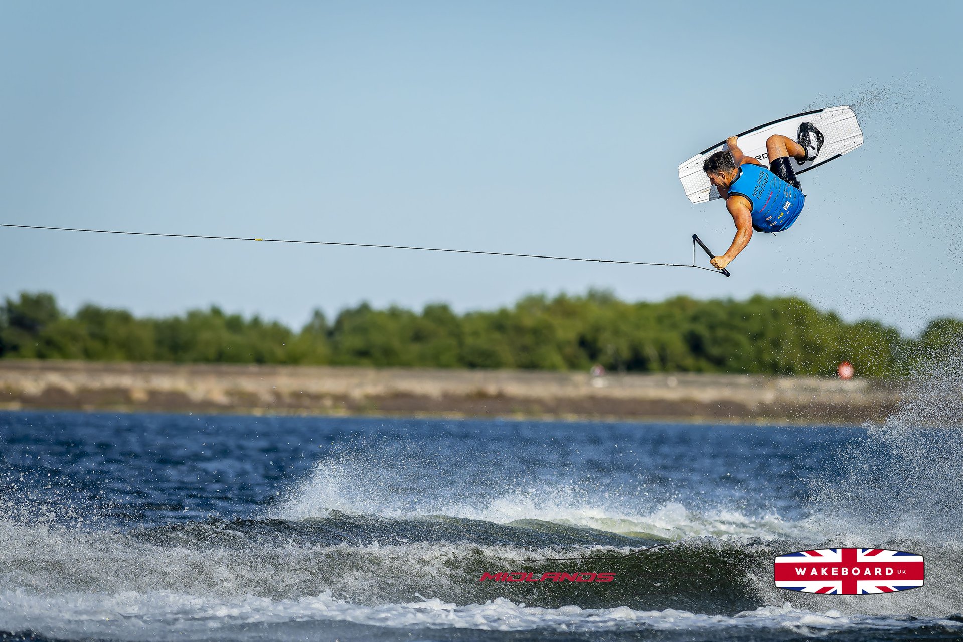 Rider at the 2025 Midlands Nautique UK Wake Nationals Wakeboard