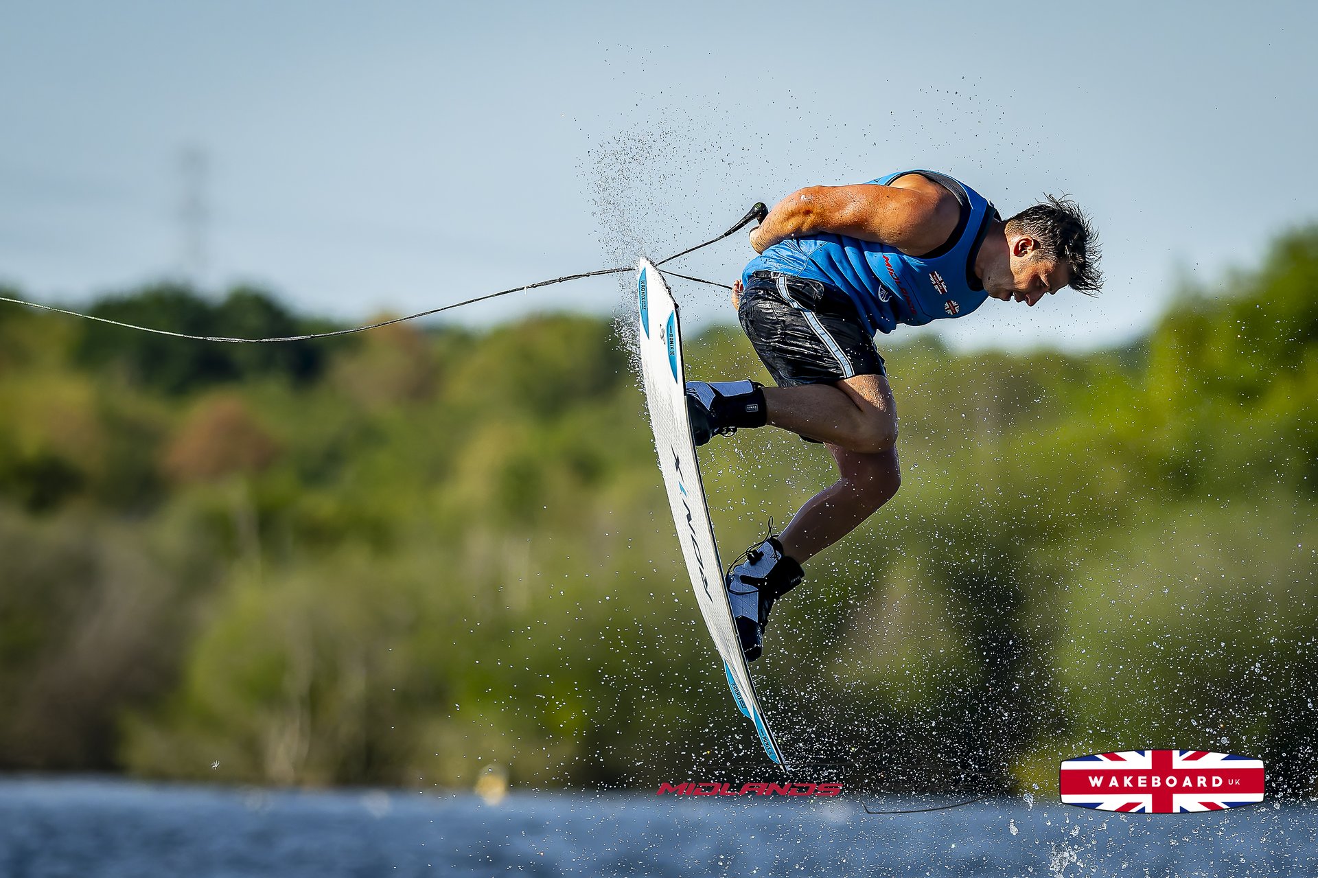 Rider at the 2025 Midlands Nautique UK Wake Nationals Wakeboard